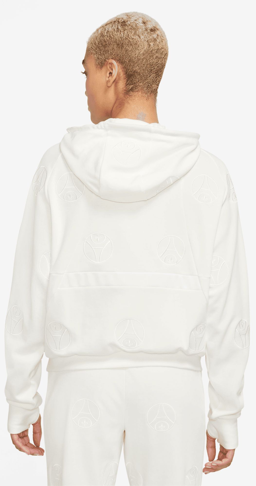 Nike Women's Paris Saint-Germain Travel Diamonds Sail Pullover Hoodie