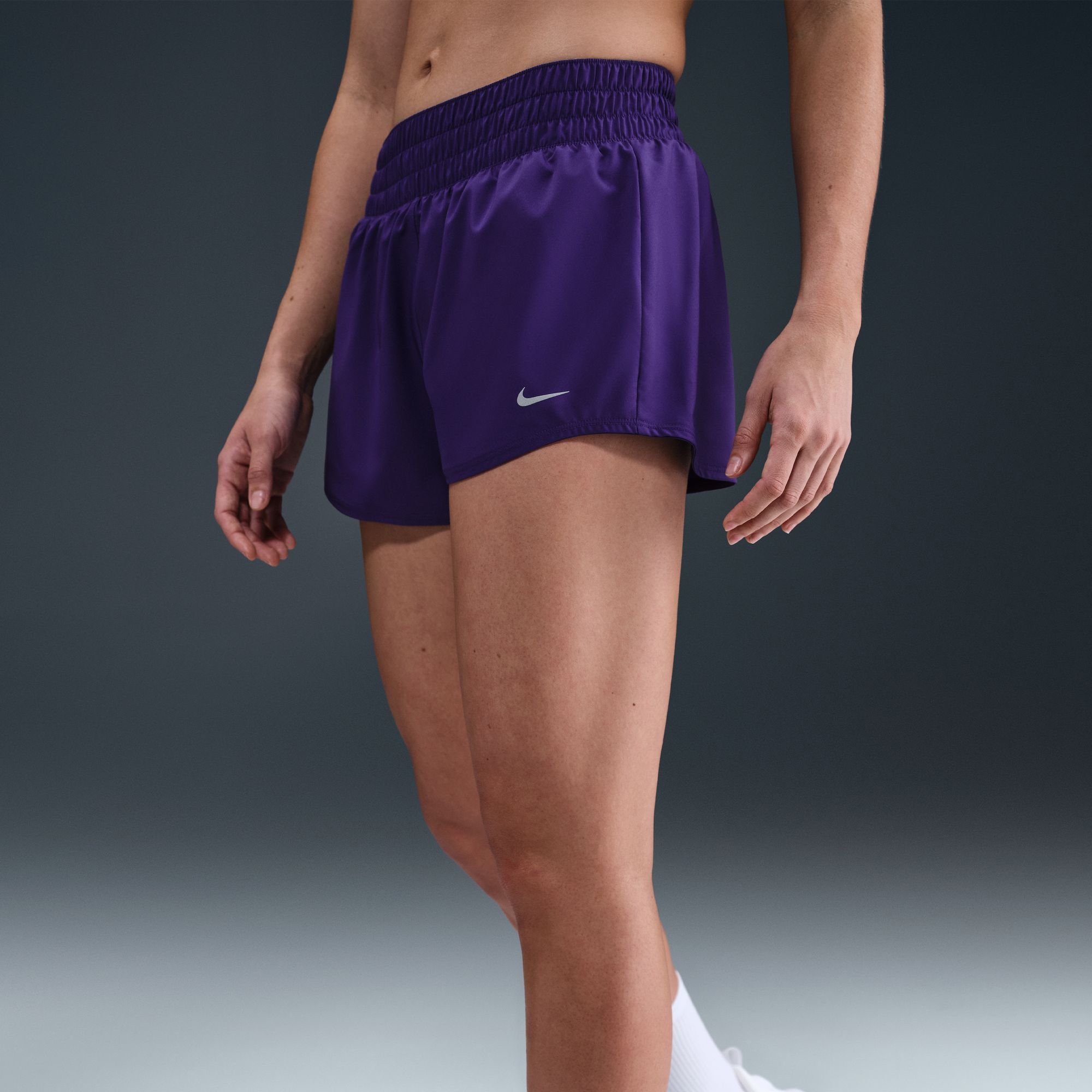 Nike Women's One Dri-FIT Mid-Rise 3" Brief-Lined Shorts product image
