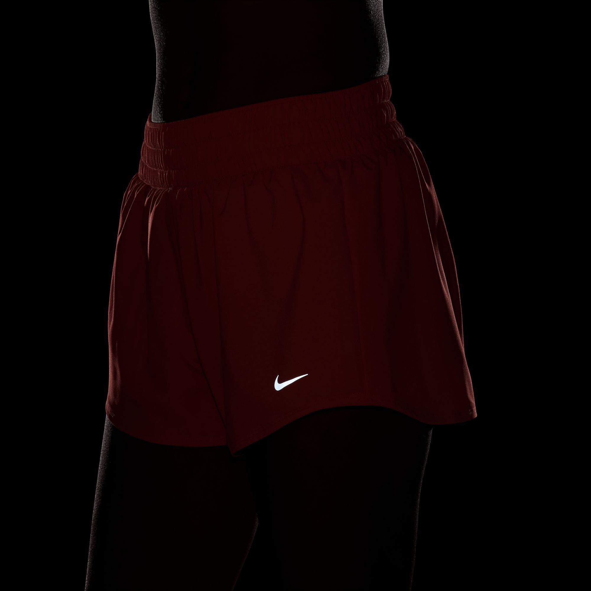 Nike Women's One Dri-FIT Mid-Rise 3" Brief-Lined Shorts product image