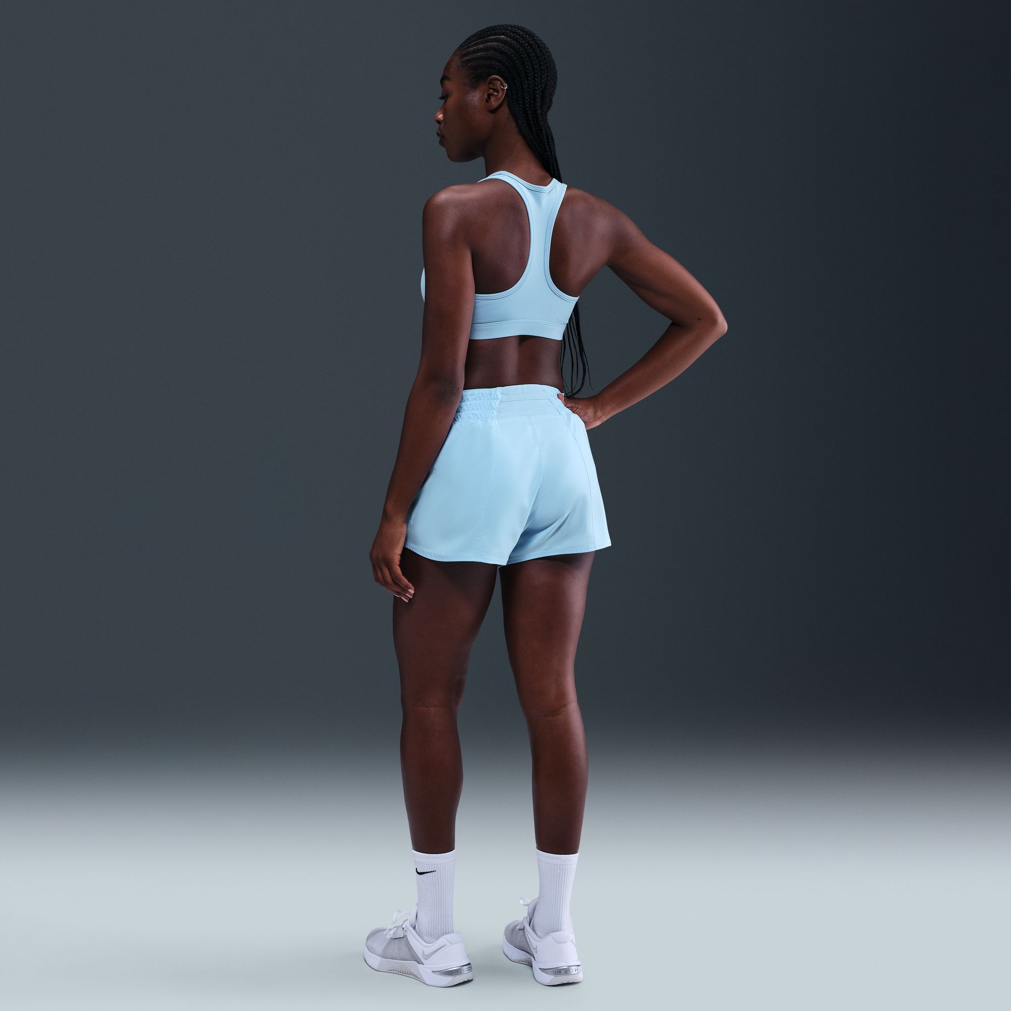 Nike Women's One Dri-FIT Mid-Rise 3" Brief-Lined Shorts product image