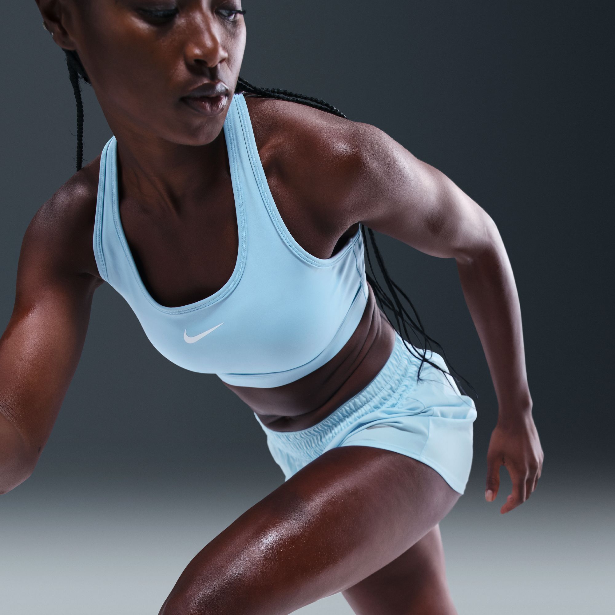 Nike Women's One Dri-FIT Mid-Rise 3" Brief-Lined Shorts product image