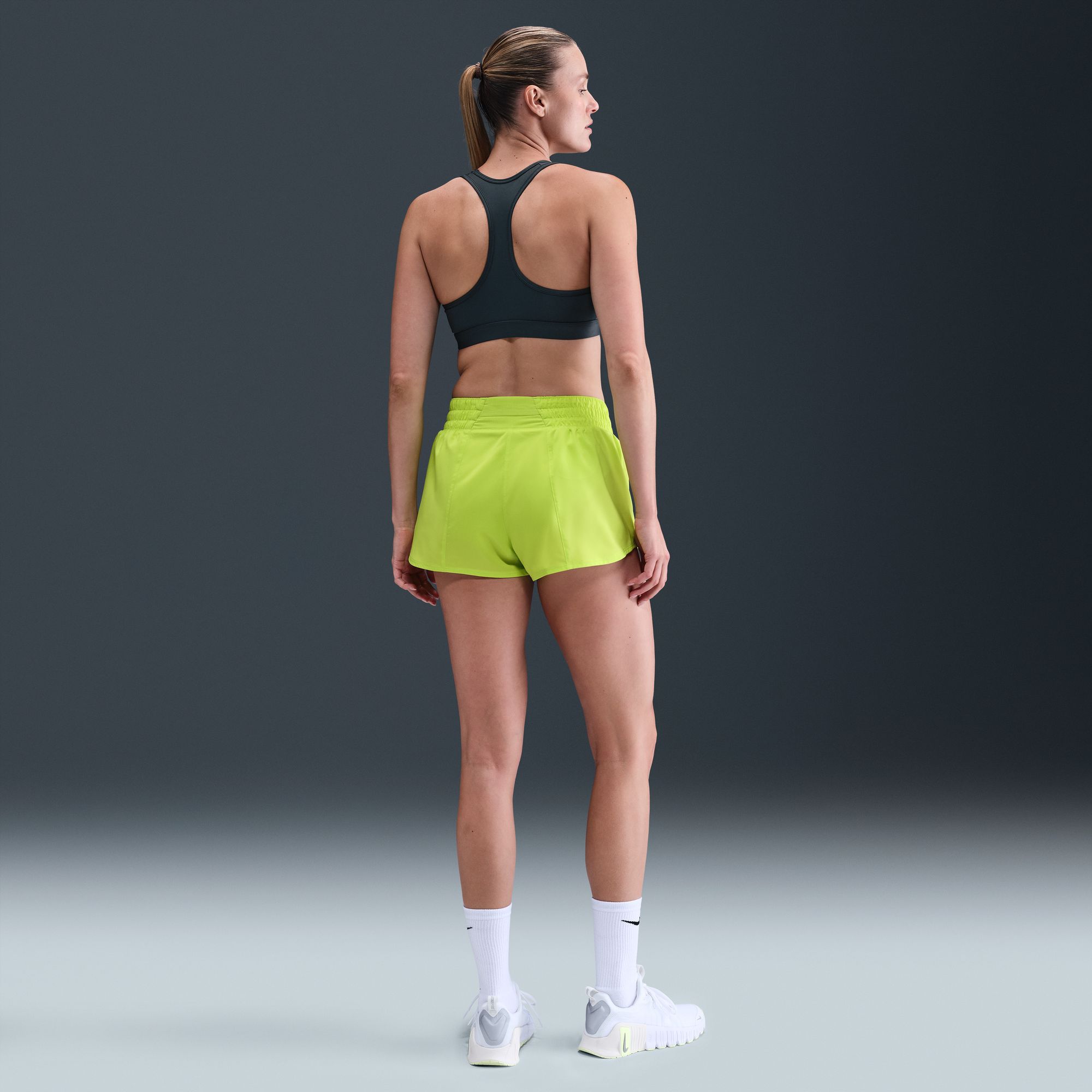 Nike Women's One Dri-FIT Mid-Rise 3" Brief-Lined Shorts product image