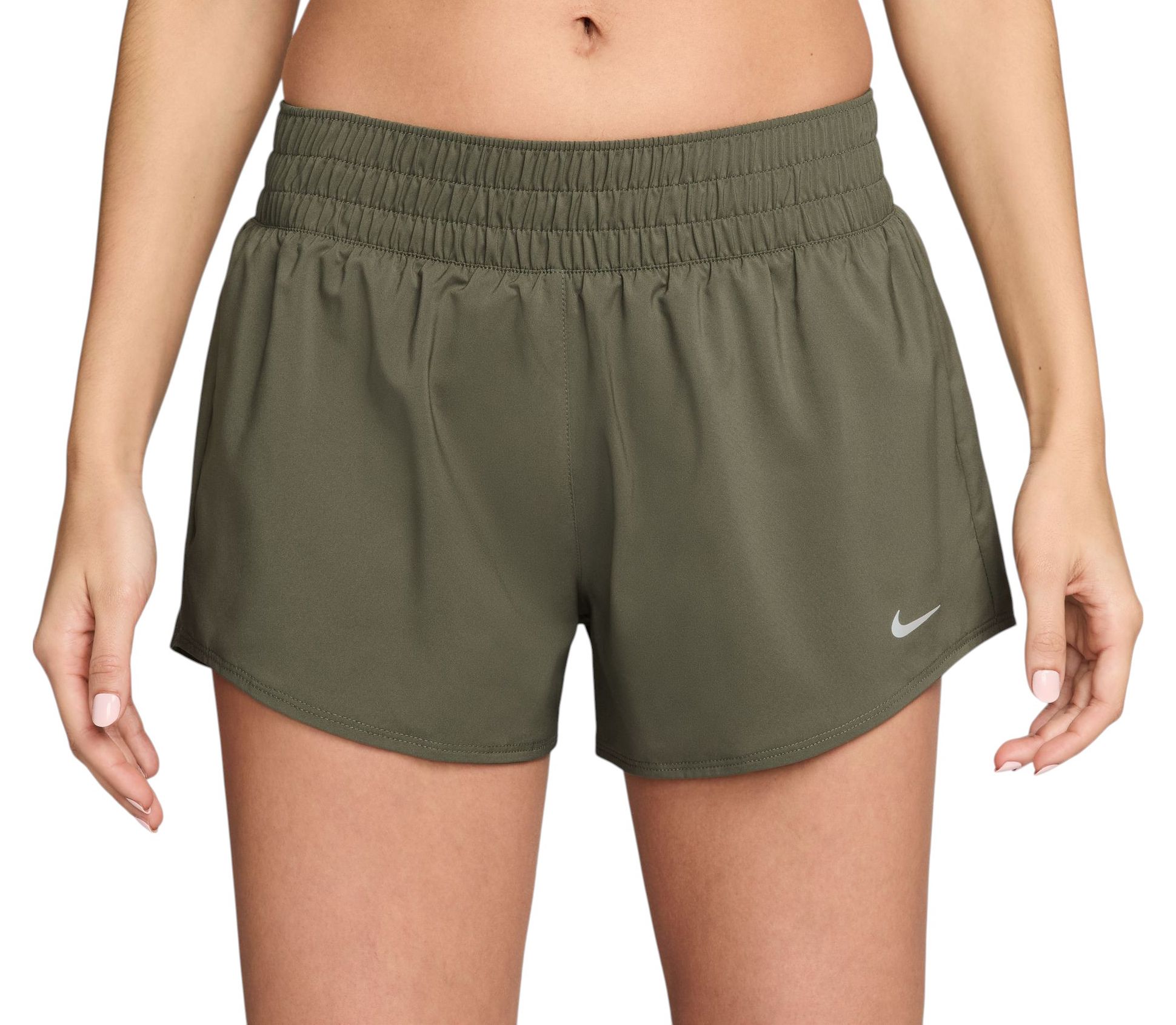Nike Women's One Dri-FIT Mid-Rise 3" Brief-Lined Shorts product image