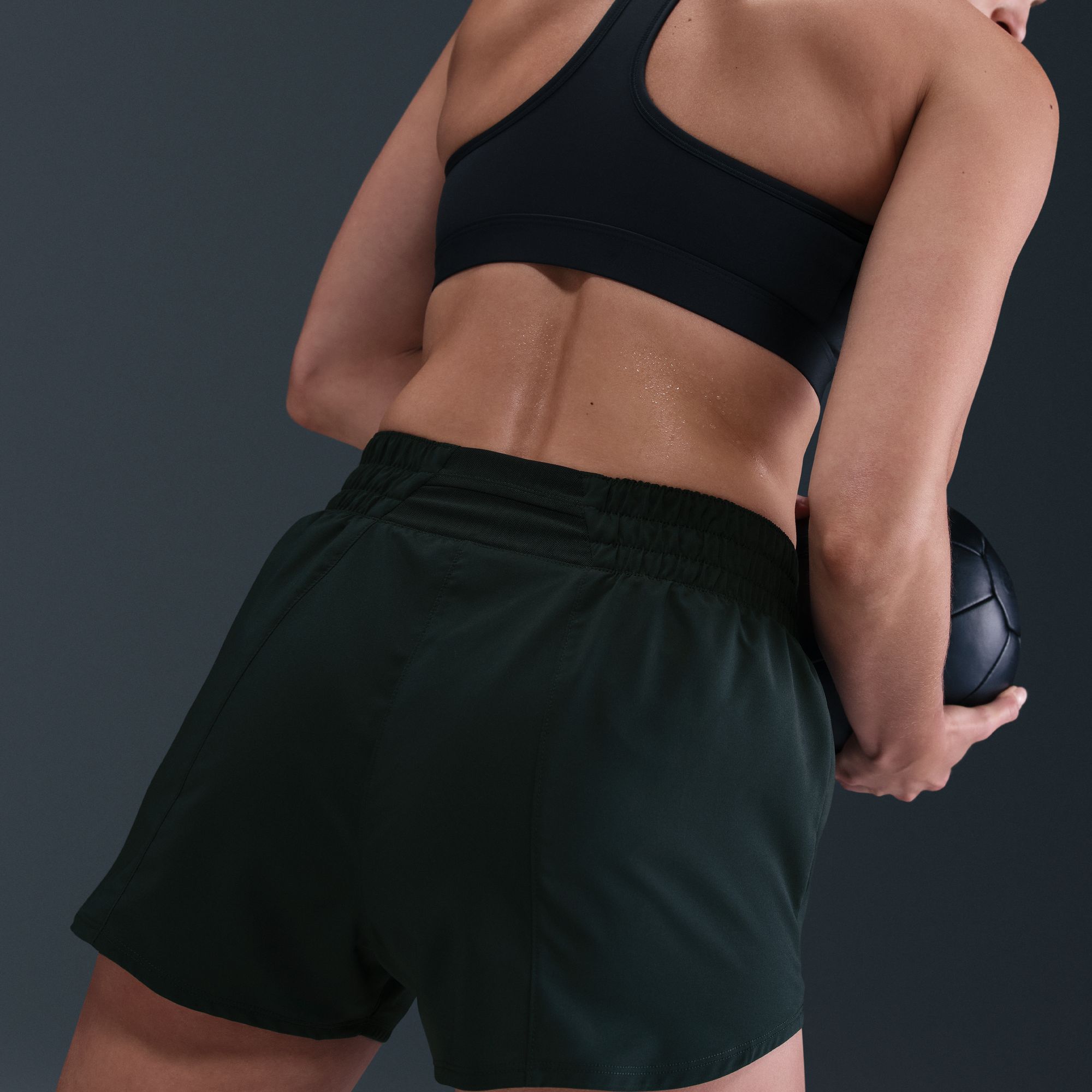 Nike Women's One Dri-FIT Mid-Rise 3" Brief-Lined Shorts product image