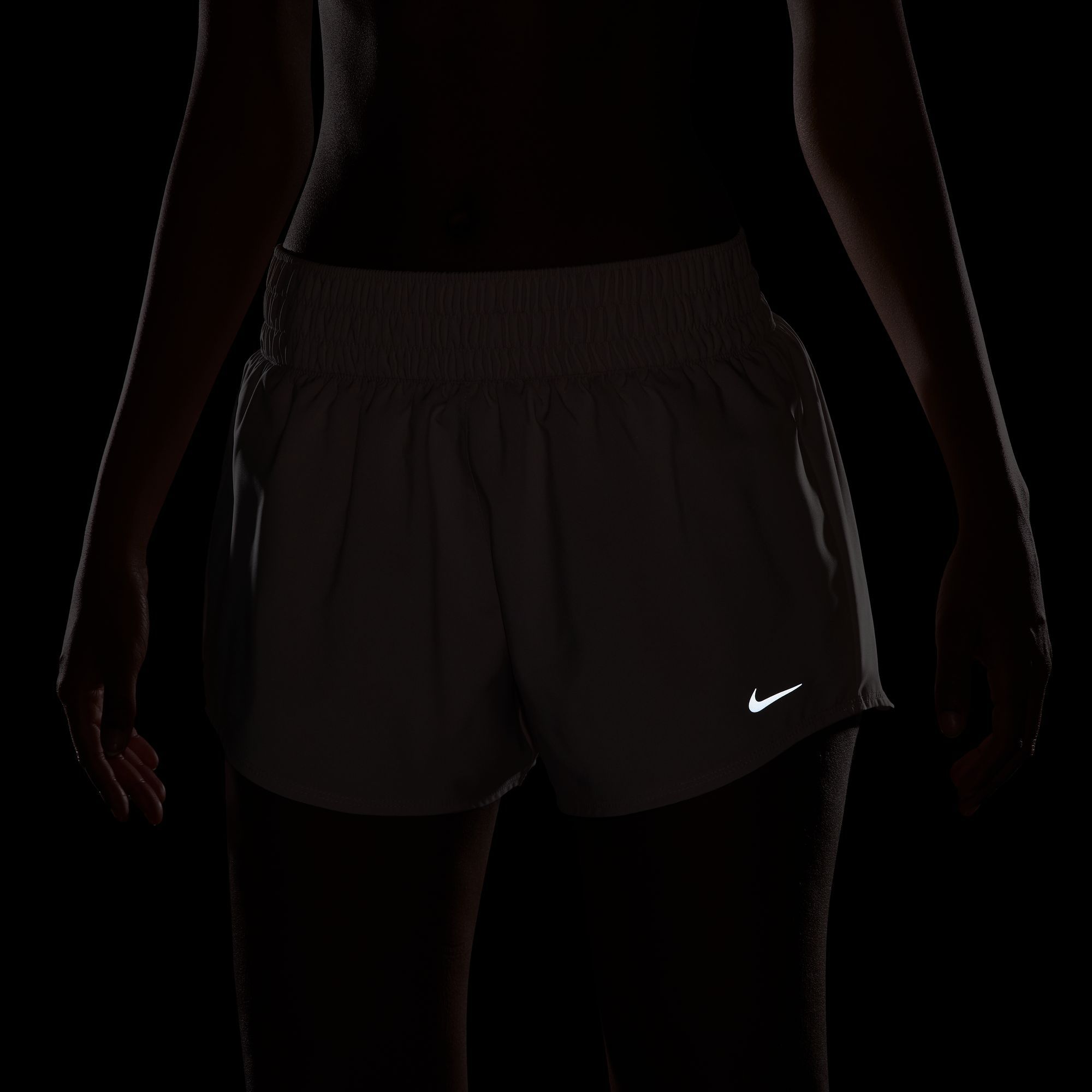 Nike Women's One Dri-FIT Mid-Rise 3" Brief-Lined Shorts product image