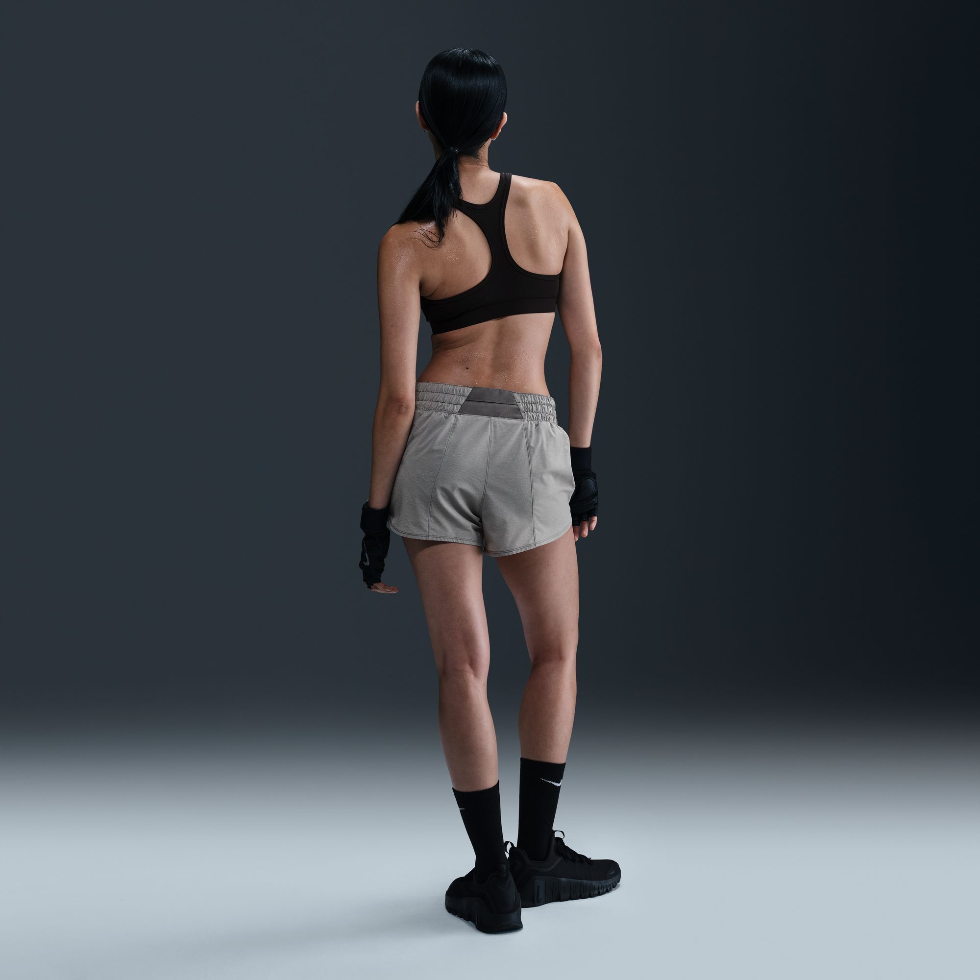 Nike Women's One Dri-FIT Mid-Rise 3" Brief-Lined Shorts product image