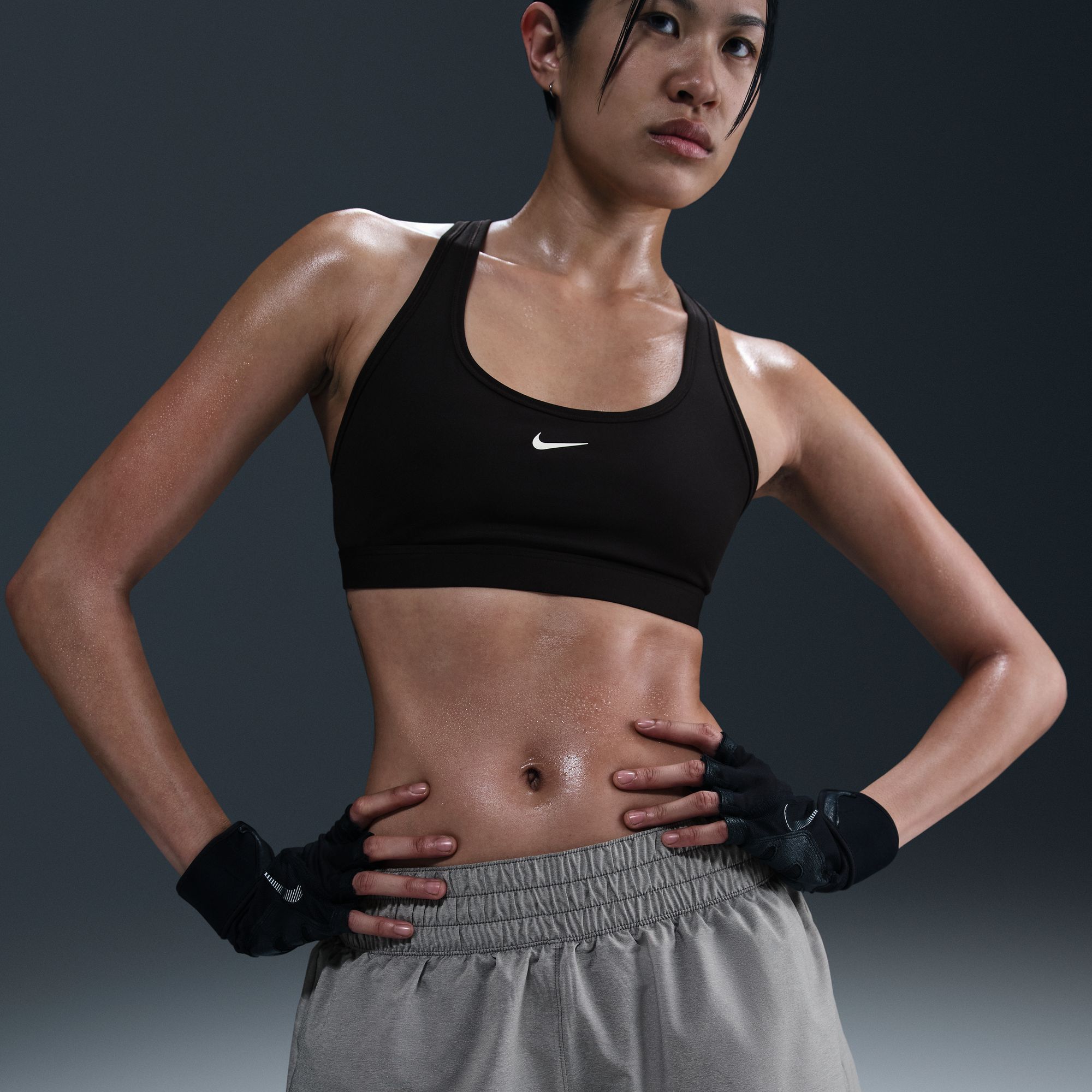 Nike Women's One Dri-FIT Mid-Rise 3" Brief-Lined Shorts product image