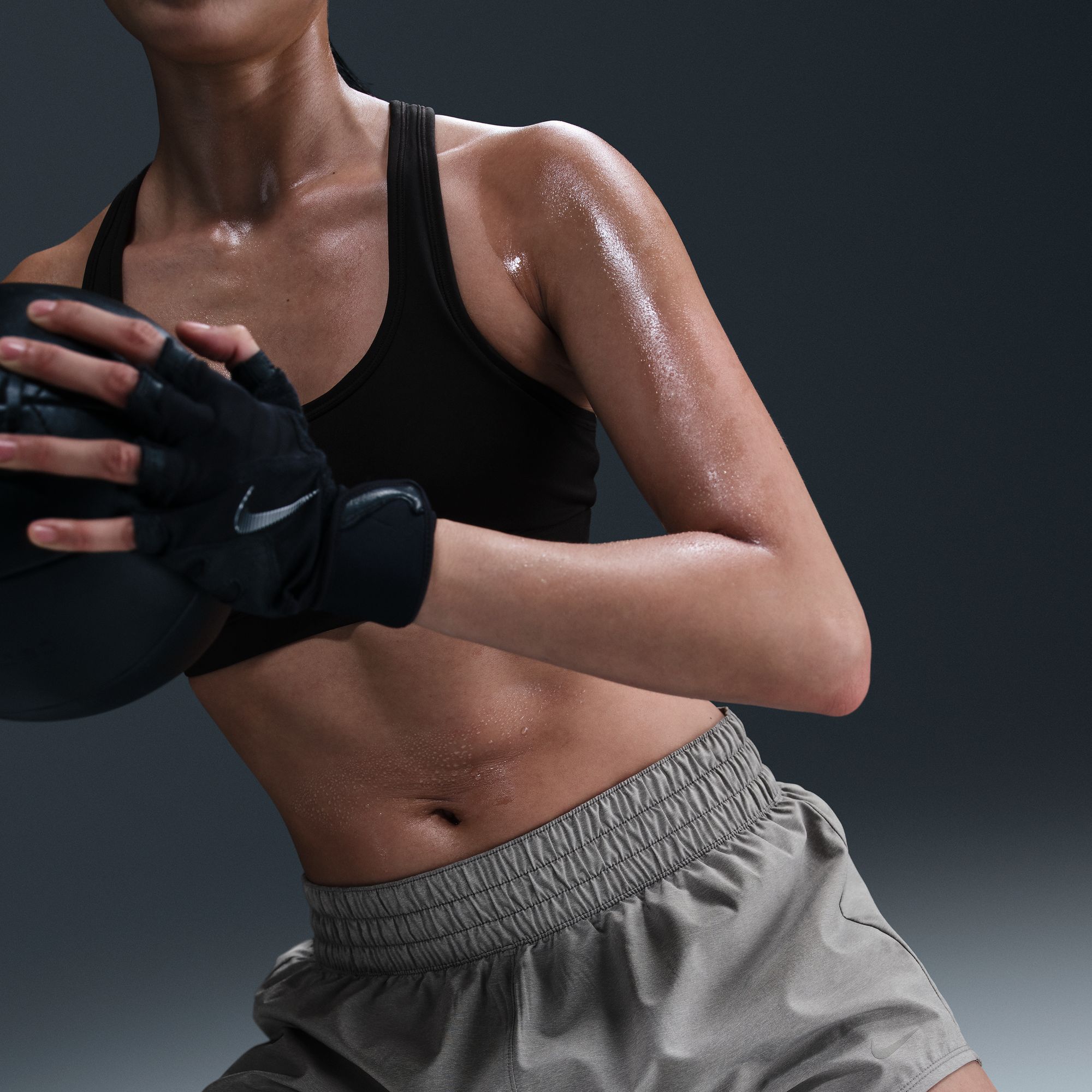 Nike Women's One Dri-FIT Mid-Rise 3" Brief-Lined Shorts product image