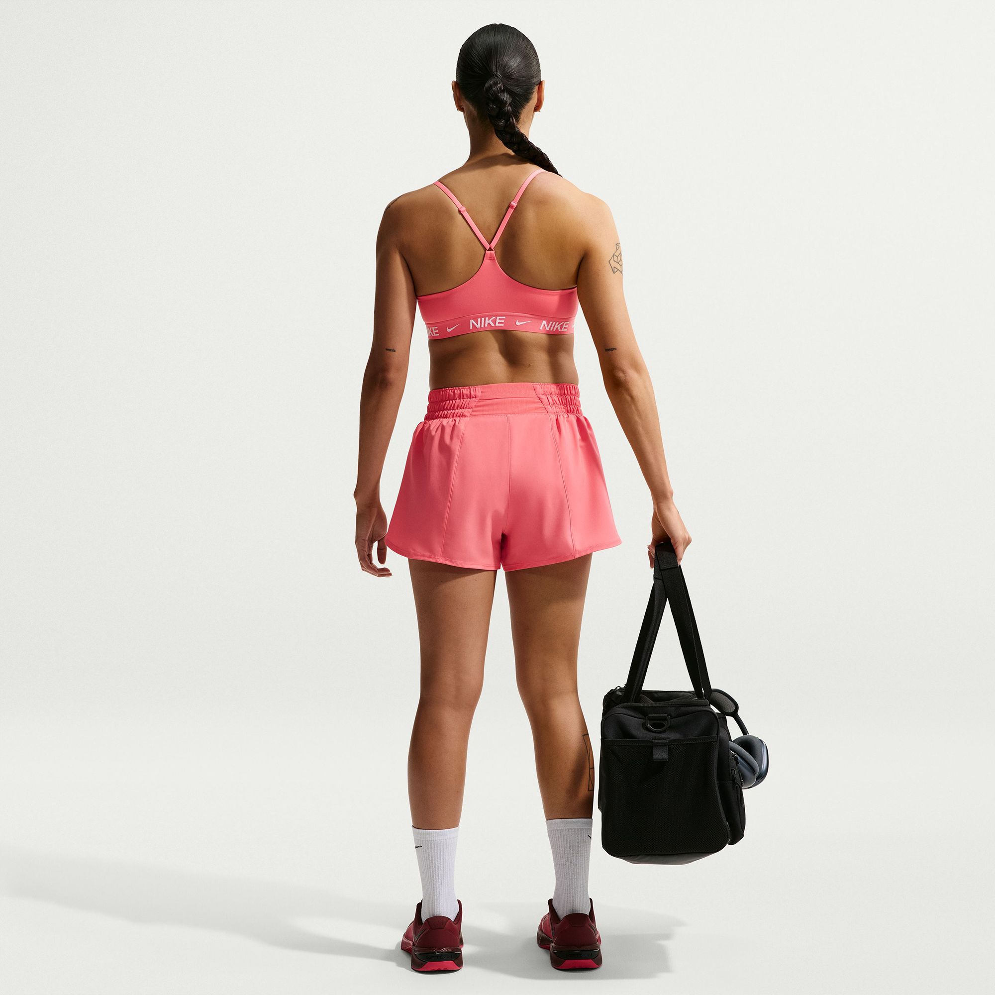 Nike Women's One Dri-FIT Mid-Rise 3" Brief-Lined Shorts product image
