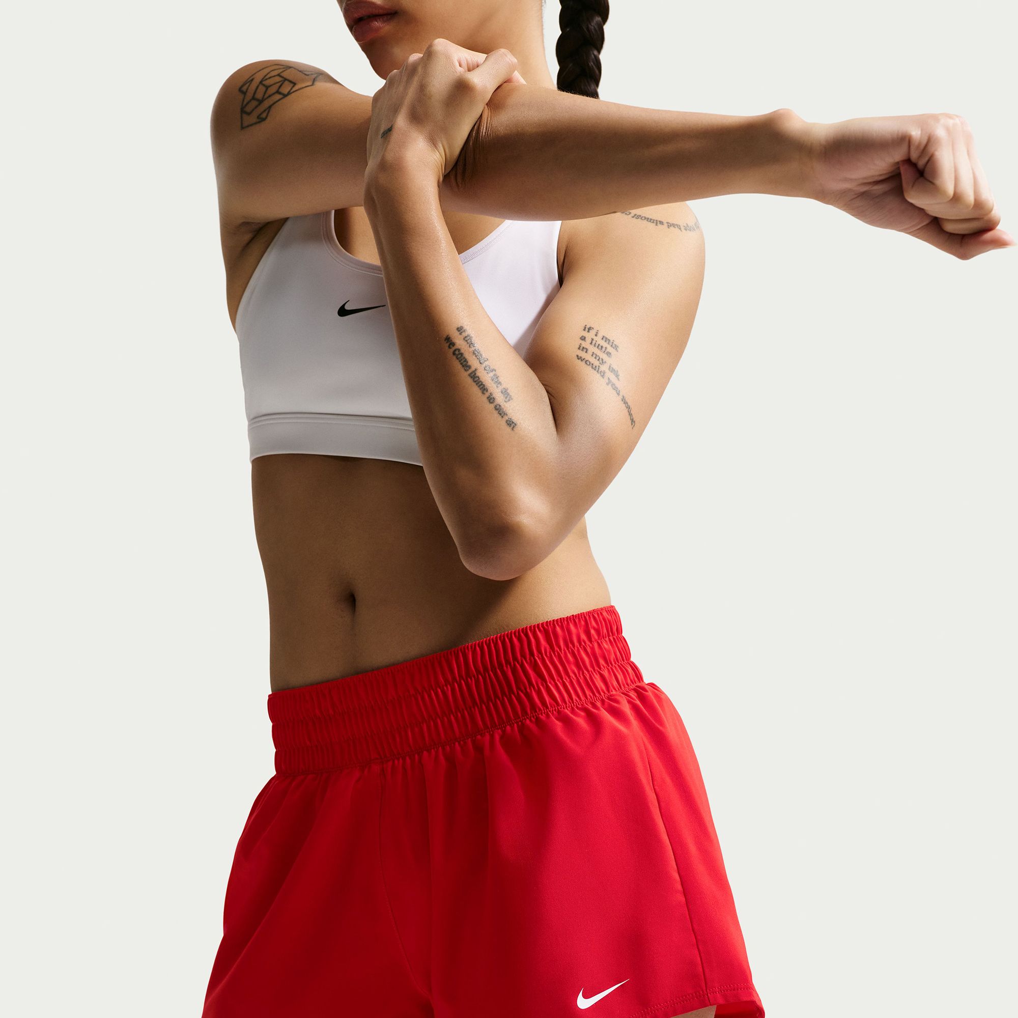 Nike Women's One Dri-FIT Mid-Rise 3" Brief-Lined Shorts product image