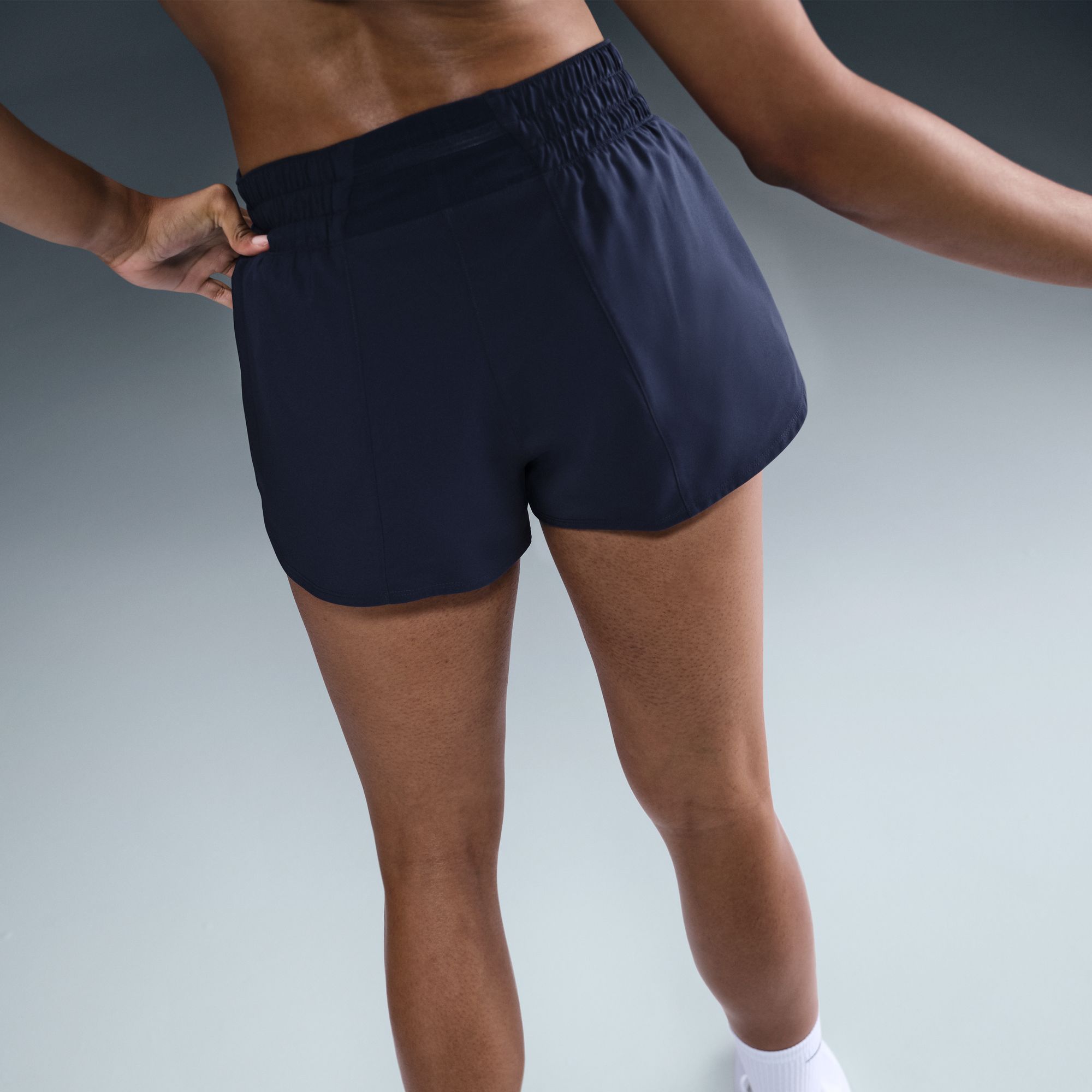 Nike Women's One Dri-FIT Mid-Rise 3" Brief-Lined Shorts product image