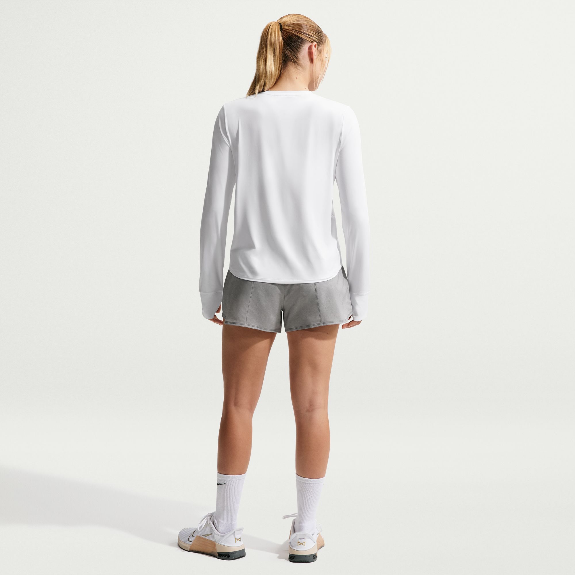 Nike Women's One Dri-FIT Mid-Rise 3" Brief-Lined Shorts product image