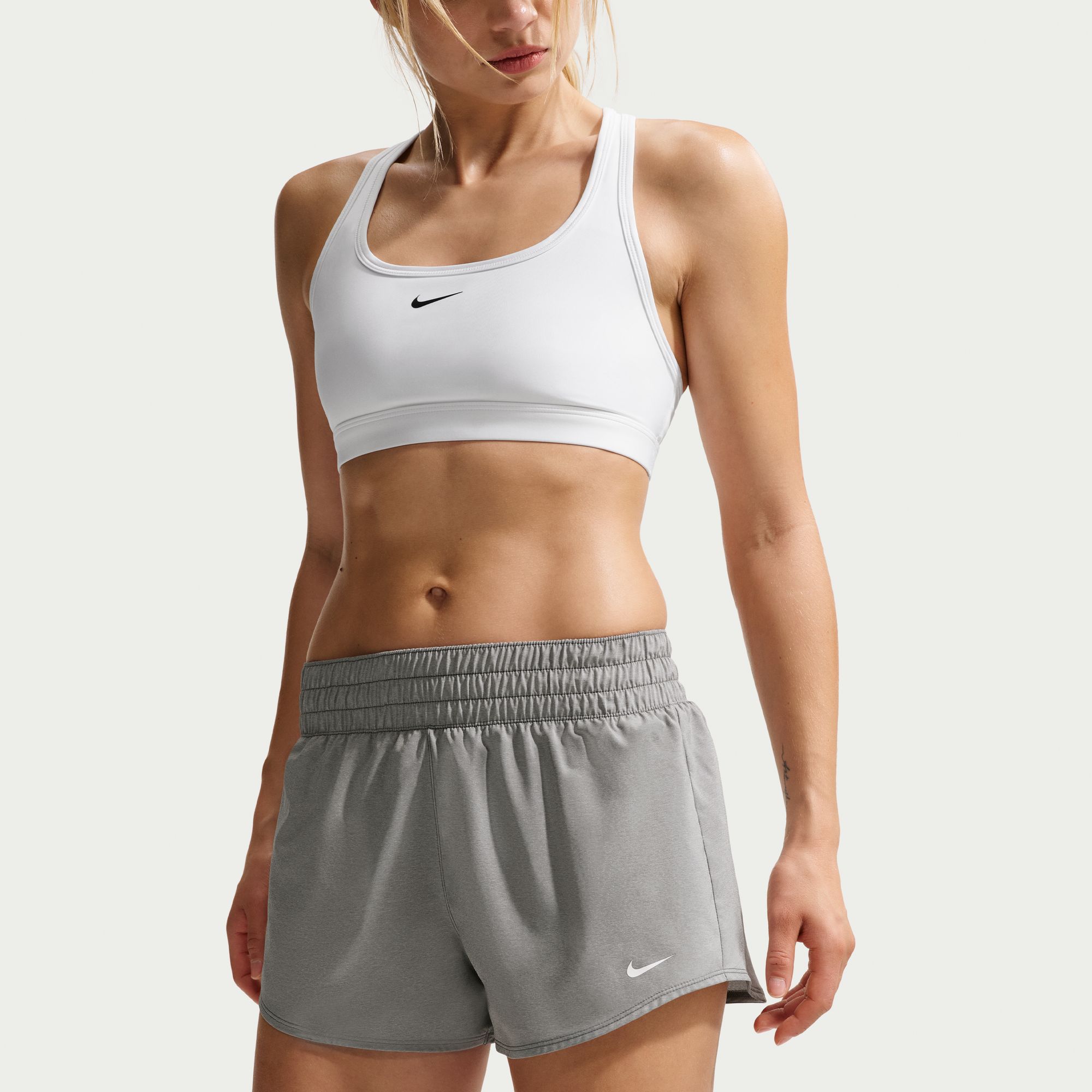 Nike Women's One Dri-FIT Mid-Rise 3" Brief-Lined Shorts product image
