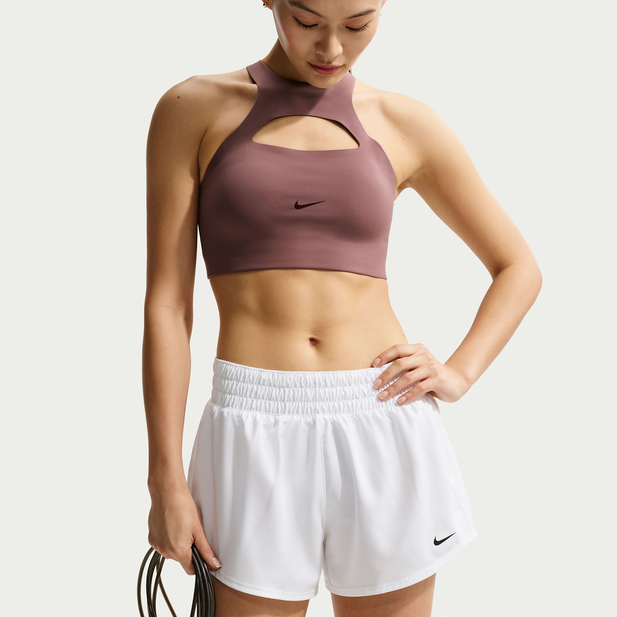 Nike Women's One Dri-FIT Mid-Rise 3" Brief-Lined Shorts product image