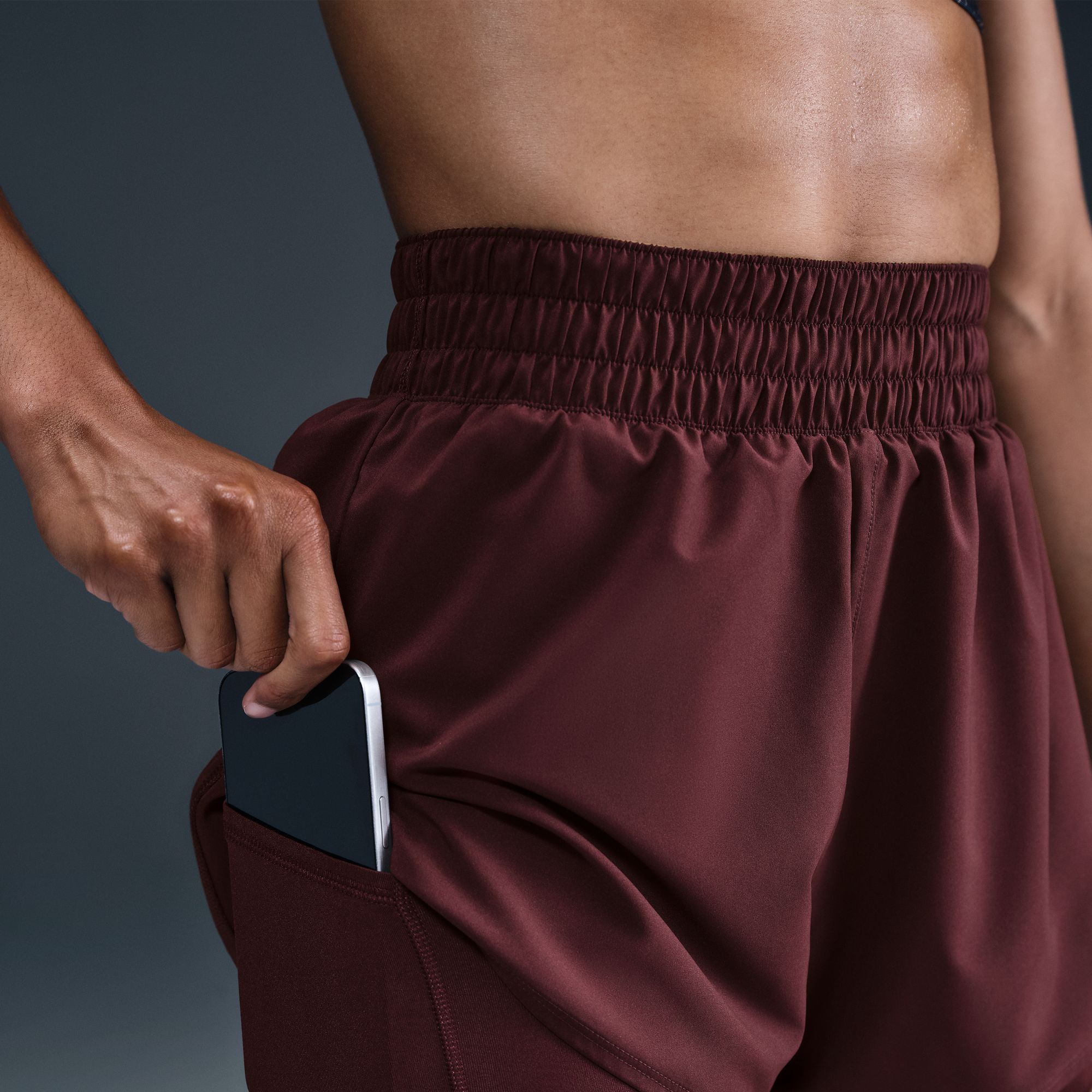 Nike Women's One Dri-FIT High-Waisted 3" 2-in-1 Shorts product image