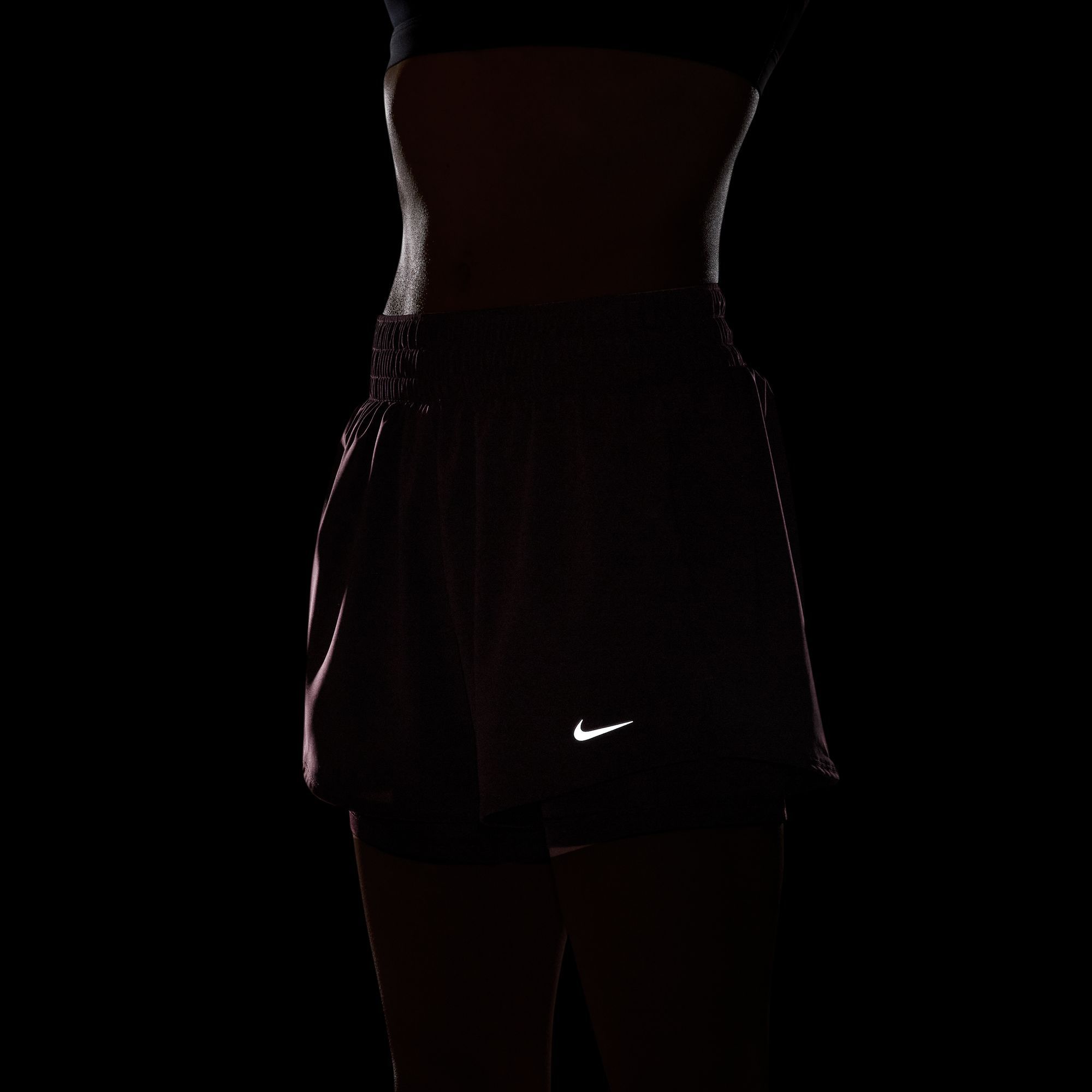Nike Women's One Dri-FIT High-Waisted 3" 2-in-1 Shorts product image