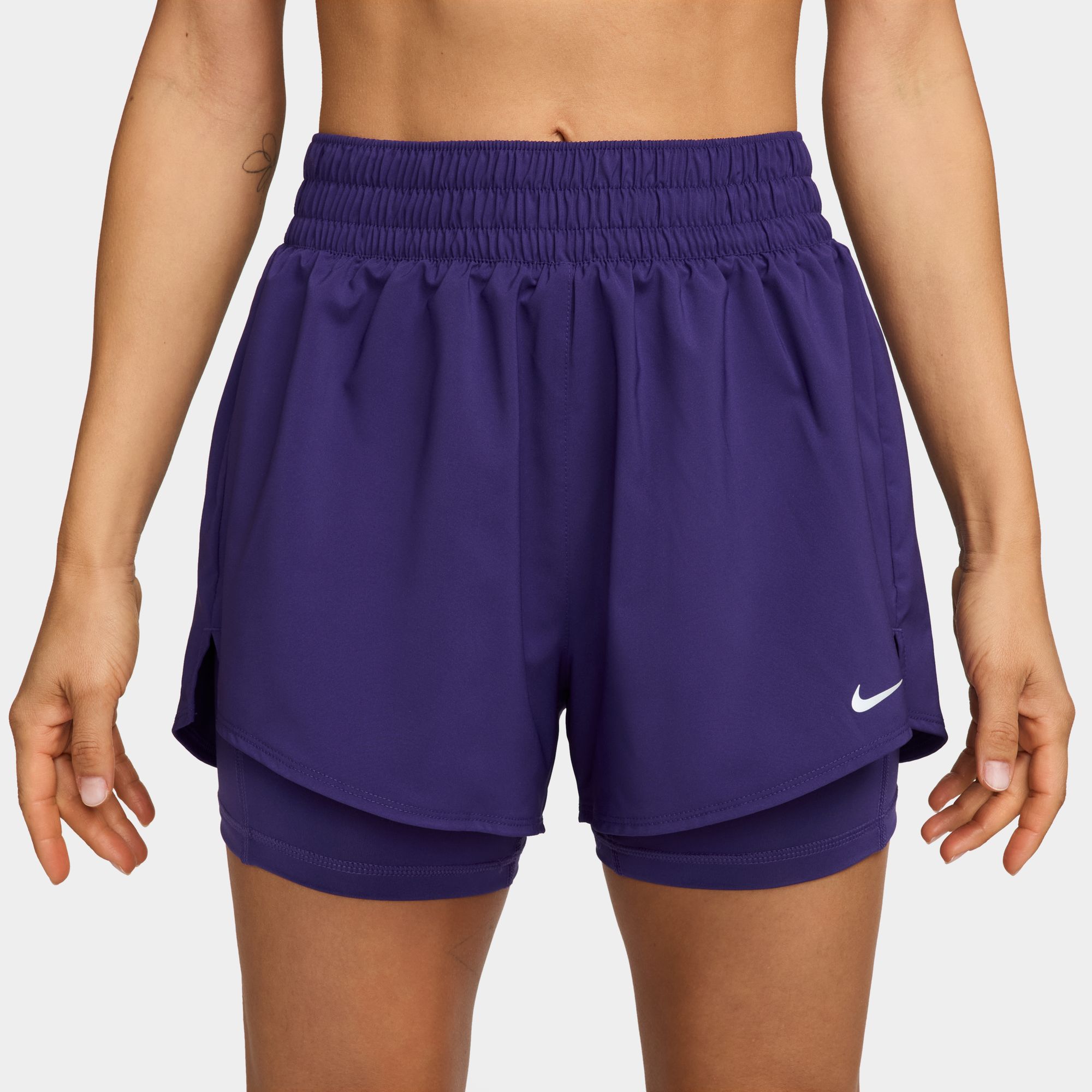Nike Women's One Dri-FIT High-Waisted 3" 2-in-1 Shorts product image