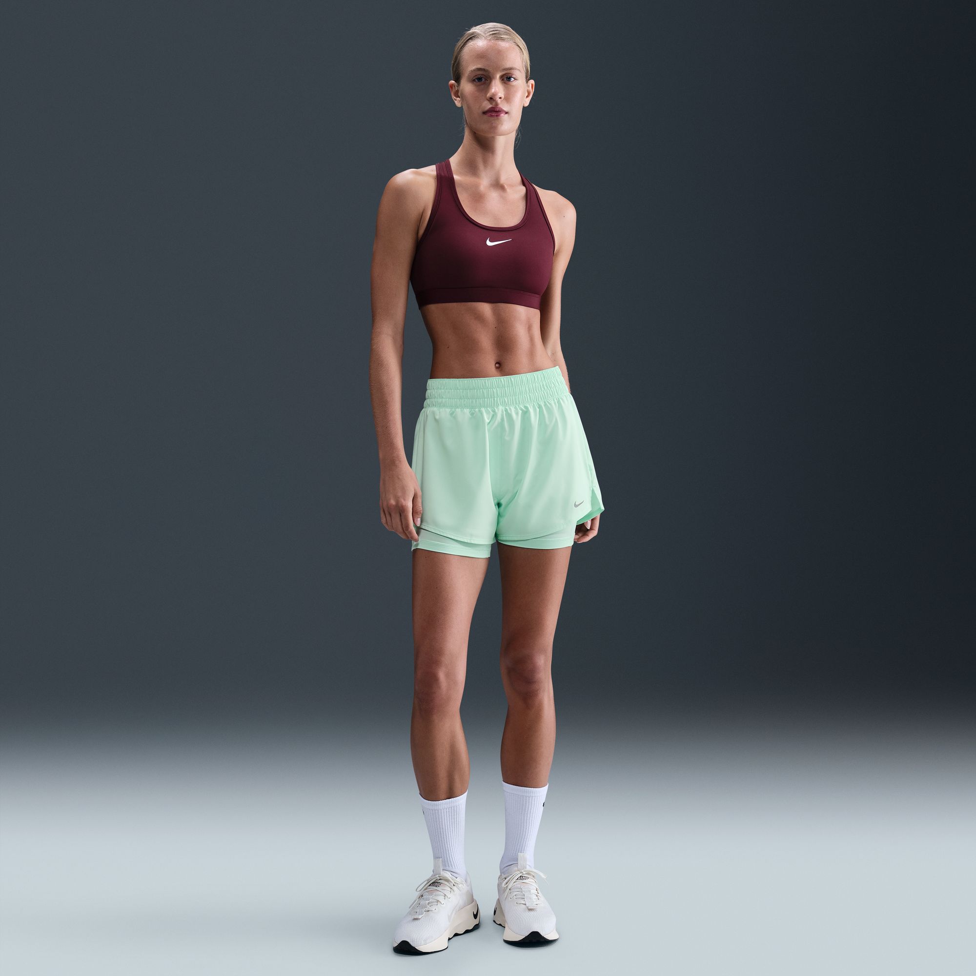 Nike Women's One Dri-FIT High-Waisted 3" 2-in-1 Shorts product image
