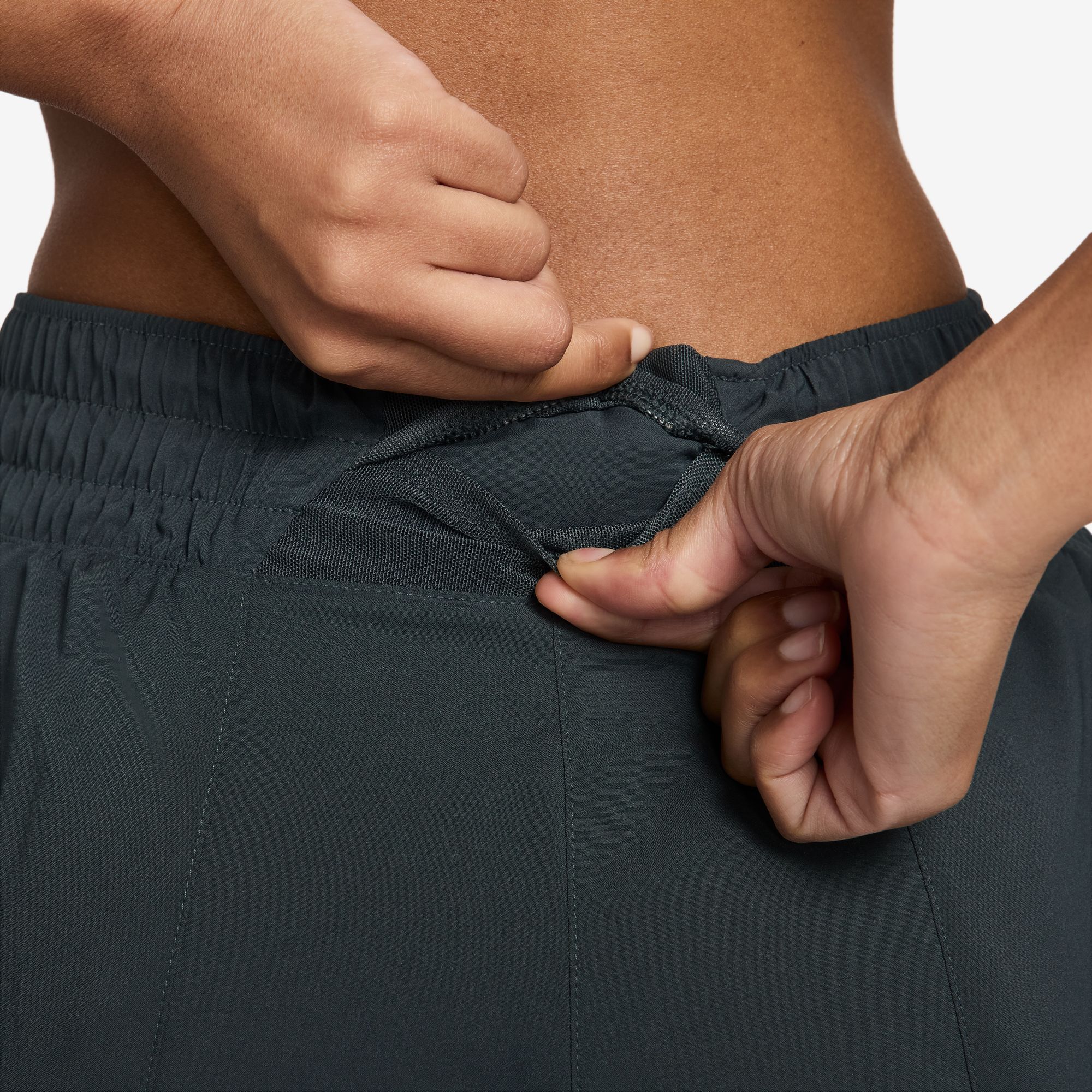 Nike Women's One Dri-FIT High-Waisted 3" 2-in-1 Shorts product image