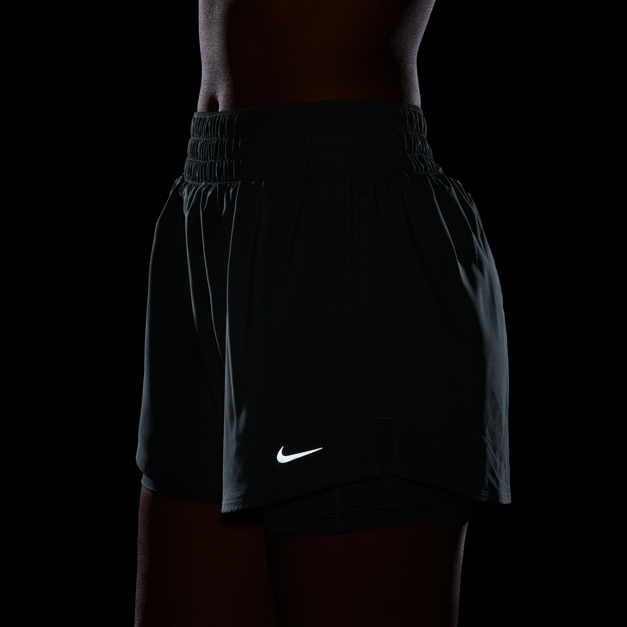Nike Women's One Dri-FIT High-Waisted 3" 2-in-1 Shorts product image