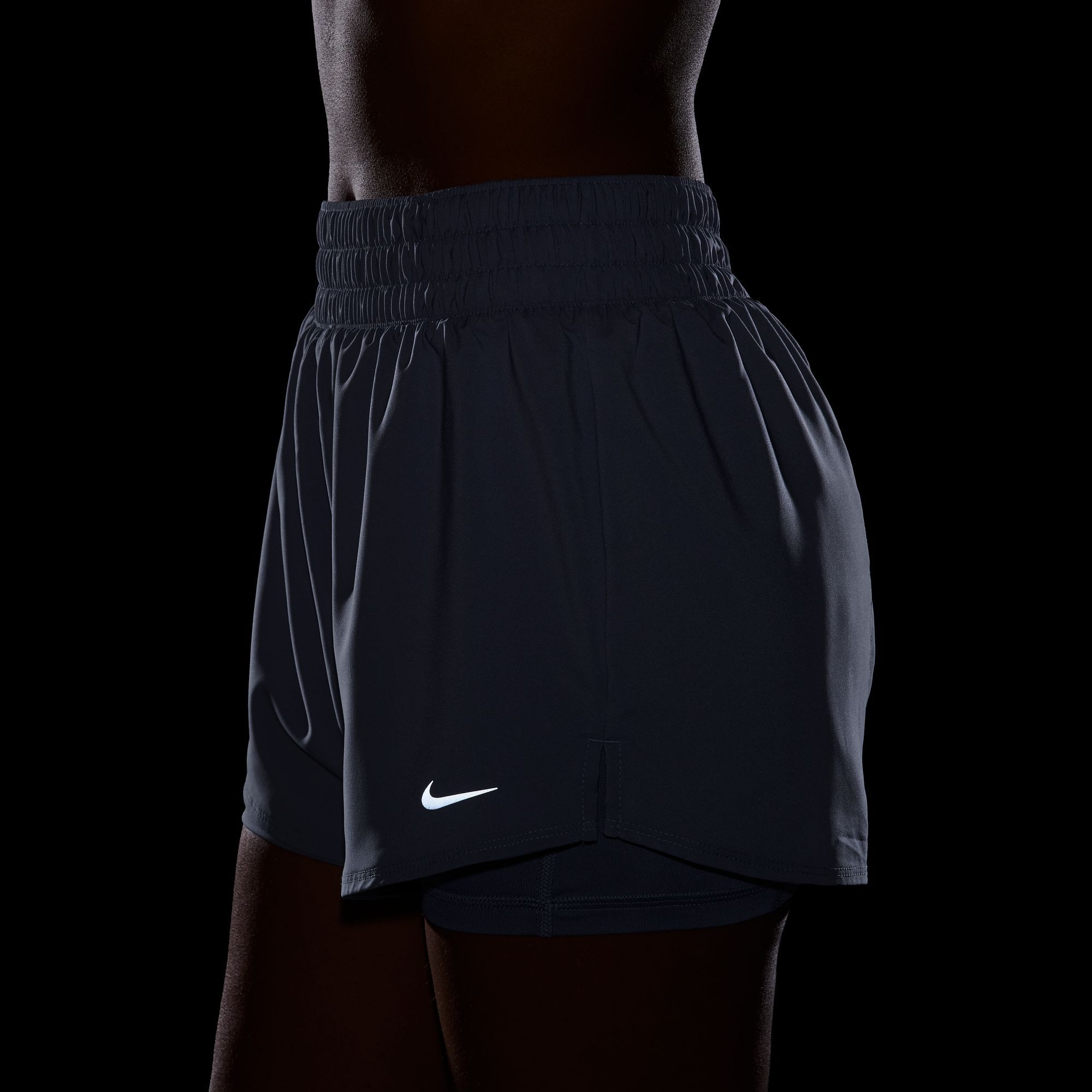 Nike Women's One Dri-FIT High-Waisted 3" 2-in-1 Shorts product image