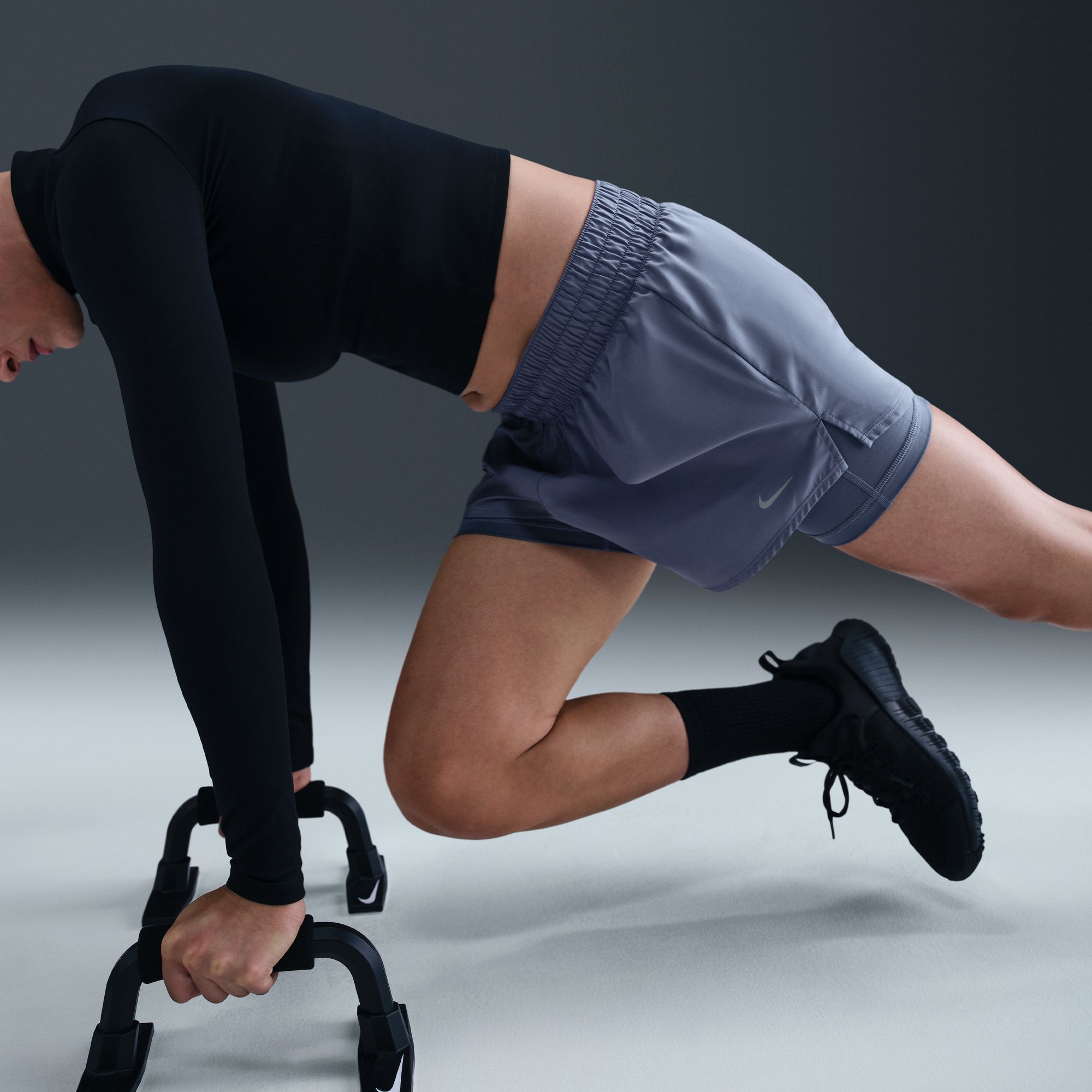 Nike Women's One Dri-FIT High-Waisted 3" 2-in-1 Shorts product image