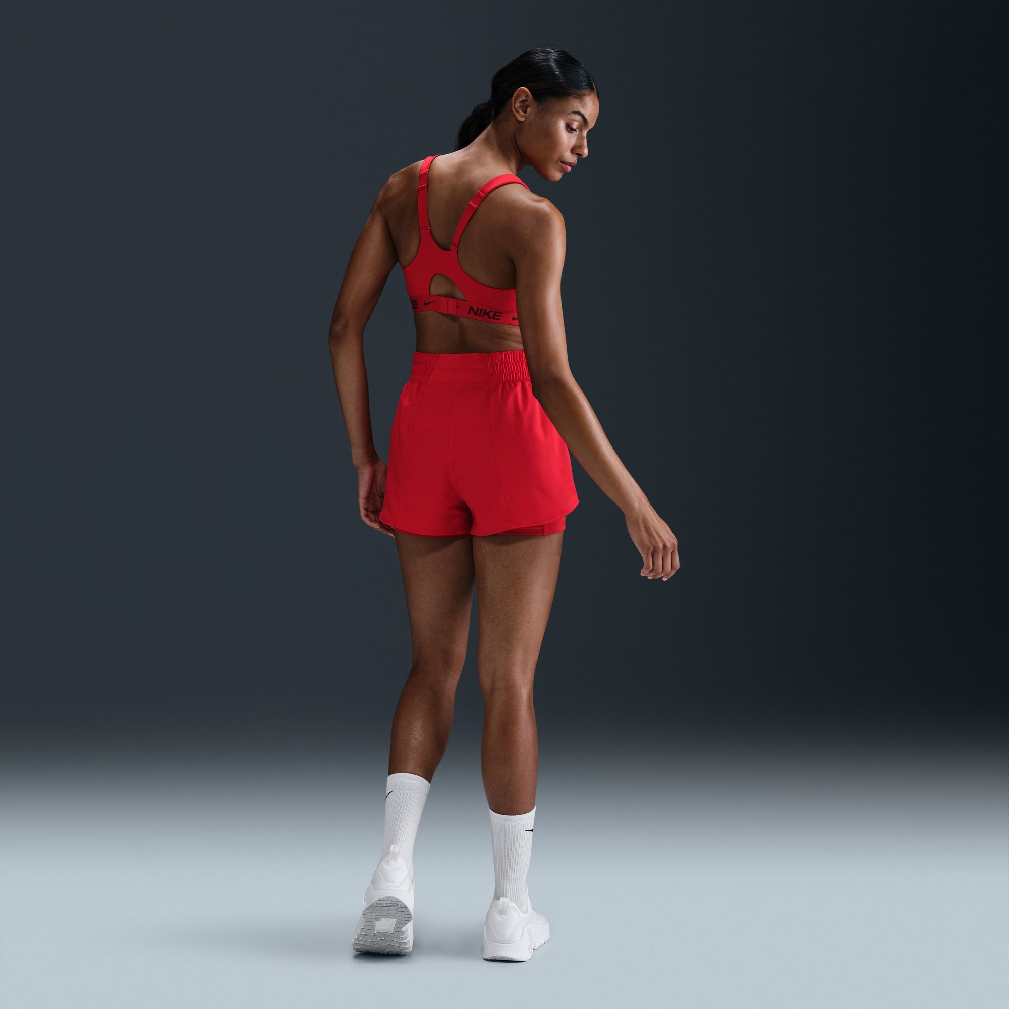 Nike Women's One Dri-FIT High-Waisted 3" 2-in-1 Shorts product image