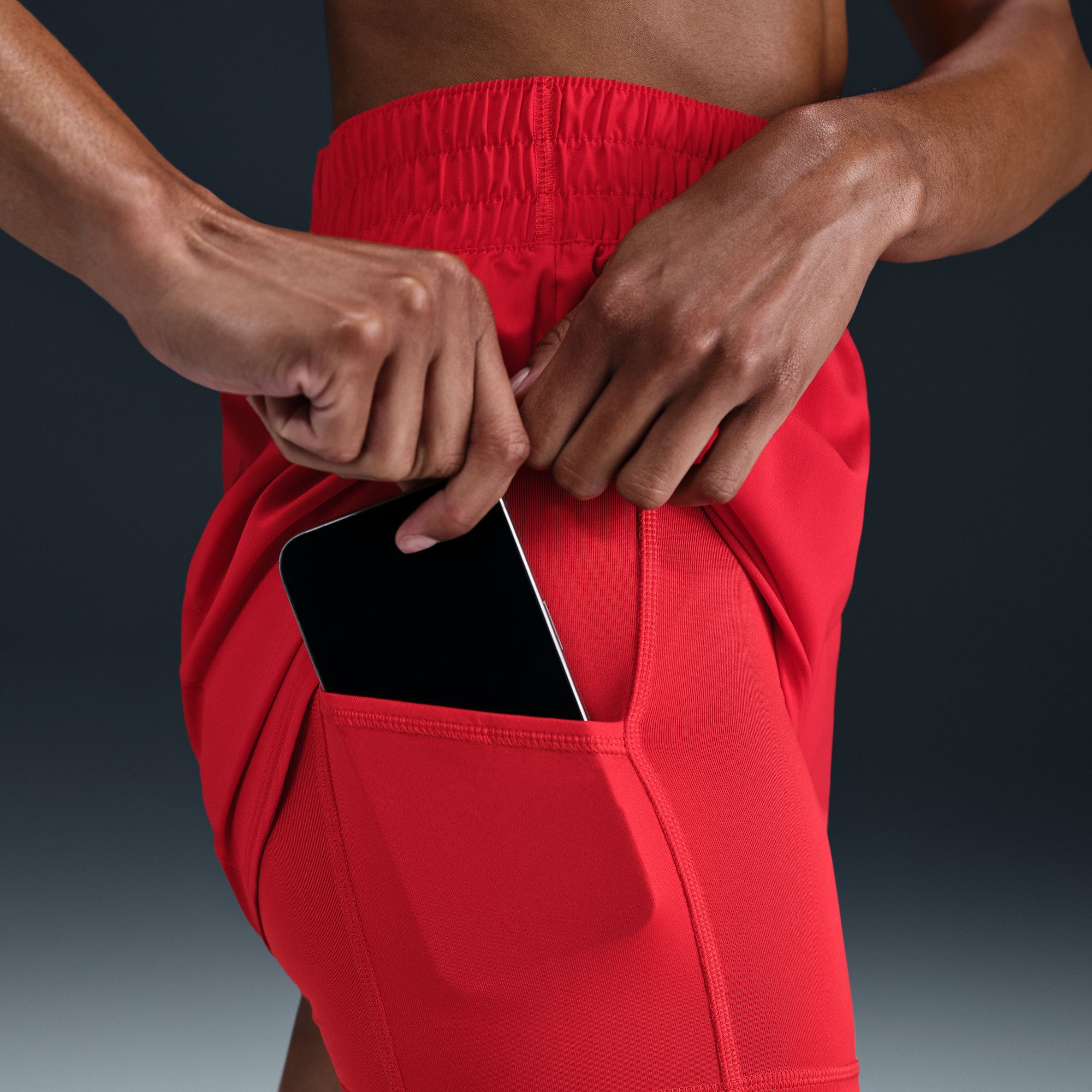 Nike Women's One Dri-FIT High-Waisted 3" 2-in-1 Shorts product image