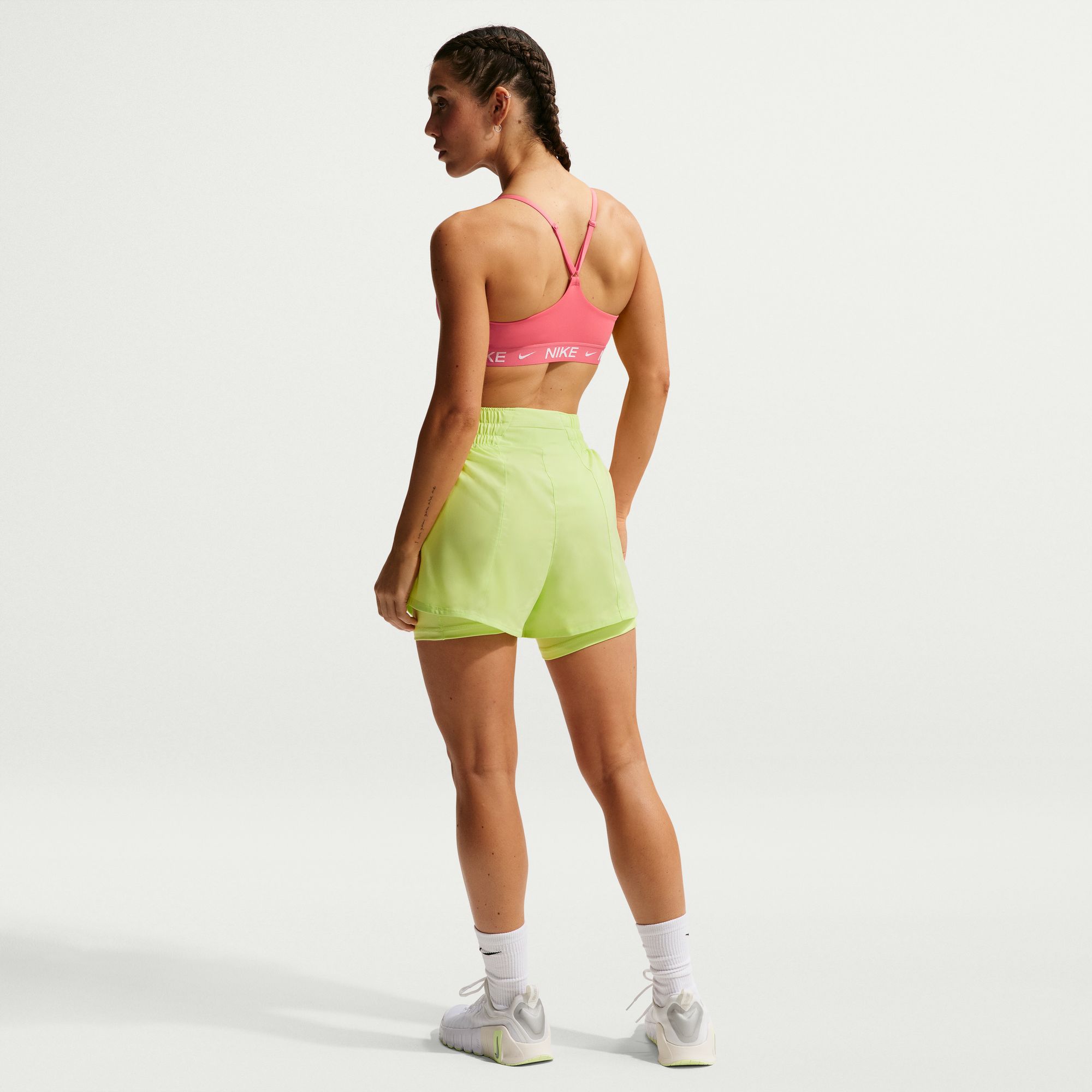 Nike Women's One Dri-FIT High-Waisted 3" 2-in-1 Shorts product image