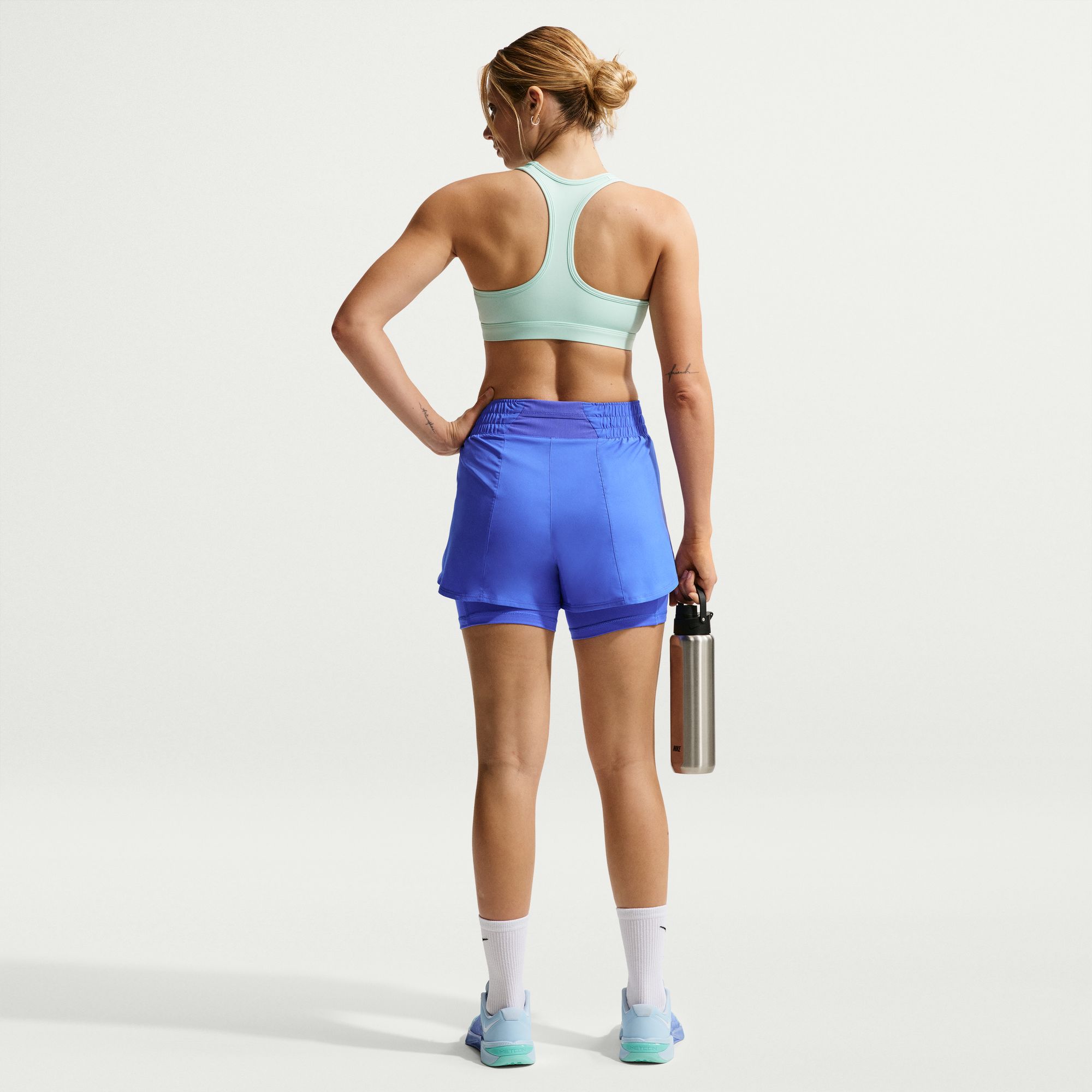 Nike Women's One Dri-FIT High-Waisted 3" 2-in-1 Shorts product image