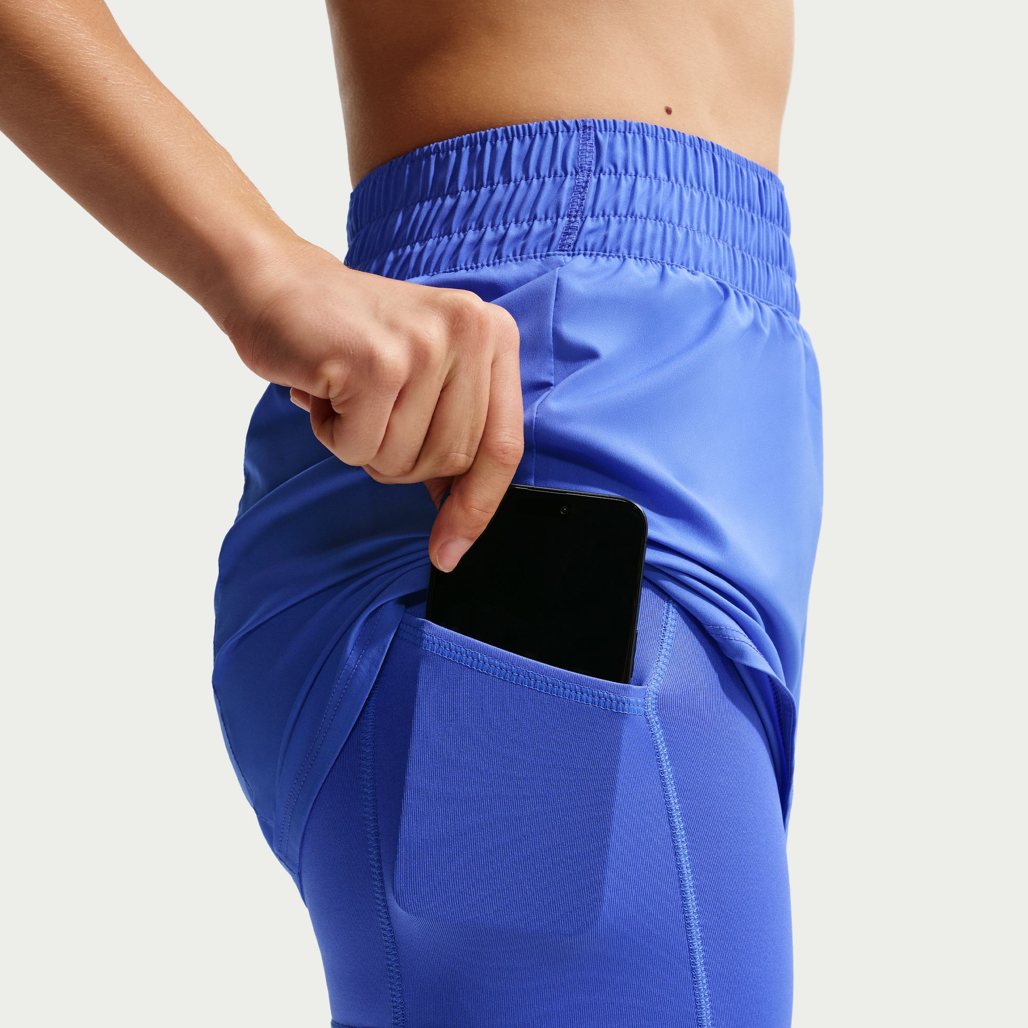 Nike Women's One Dri-FIT High-Waisted 3" 2-in-1 Shorts product image