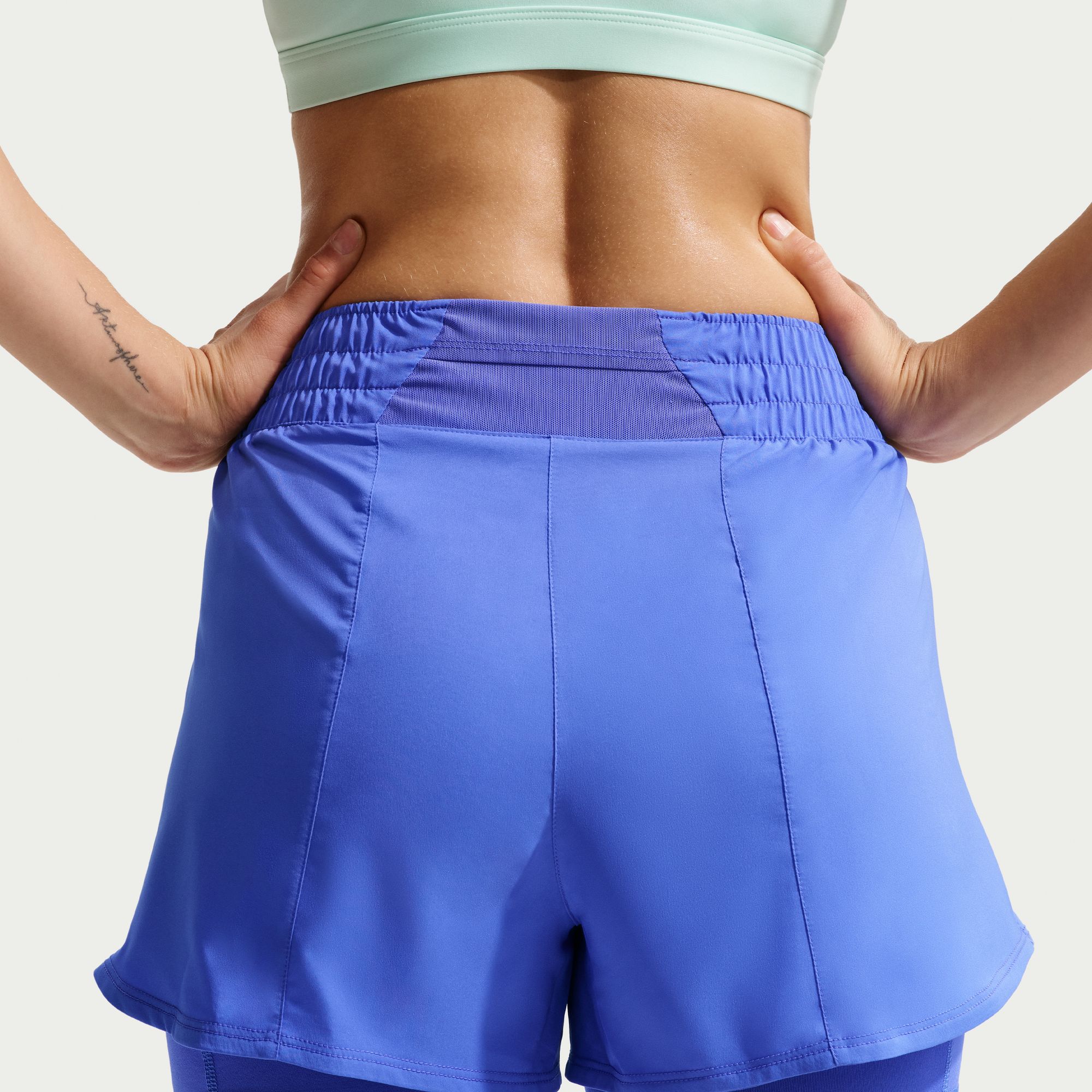 Nike Women's One Dri-FIT High-Waisted 3" 2-in-1 Shorts product image