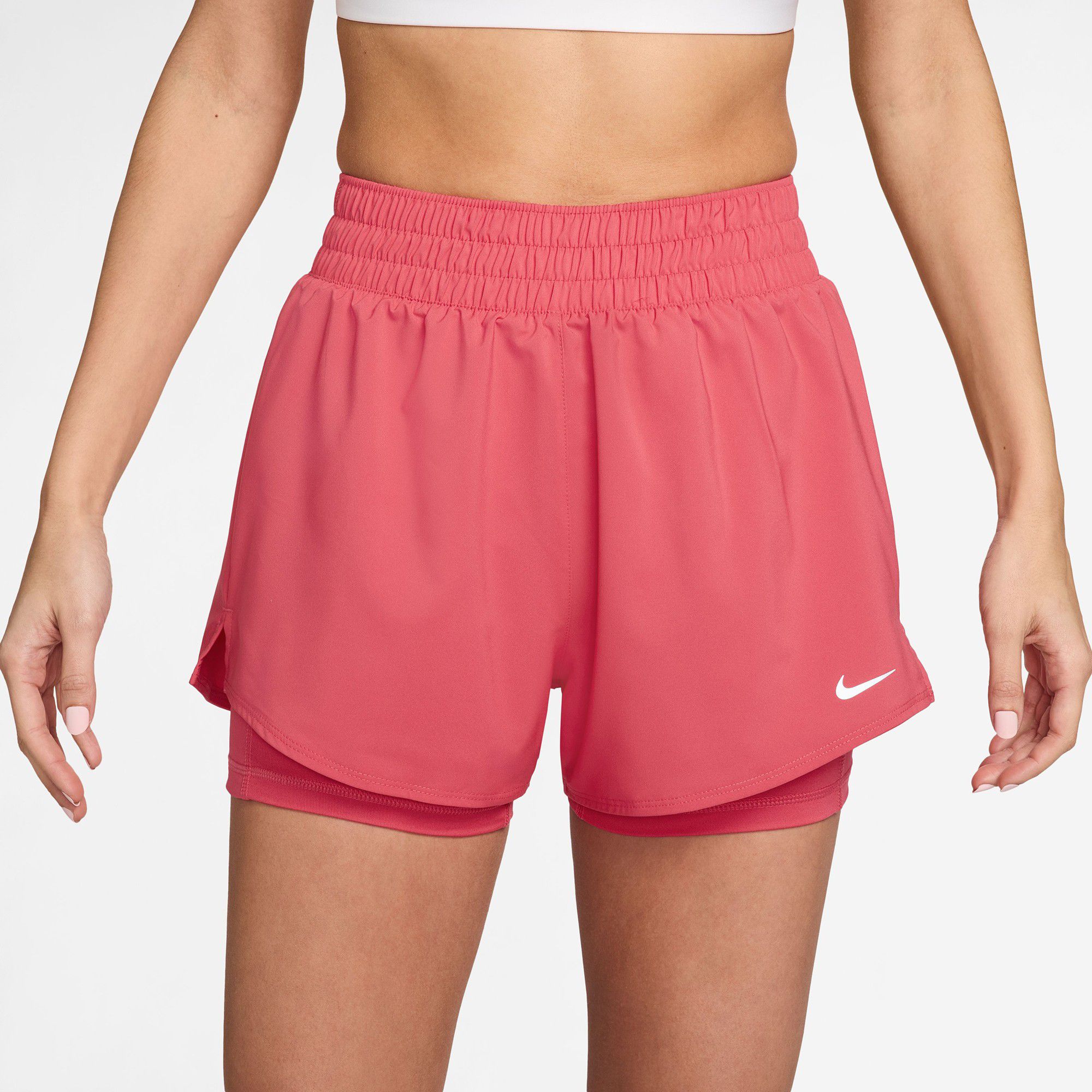 Nike Women's One Dri-FIT High-Waisted 3" 2-in-1 Shorts product image