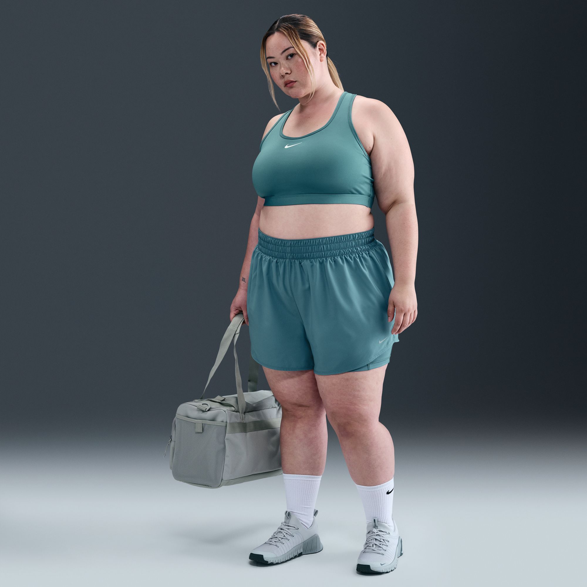 Nike Women's One Dri-FIT High-Waisted 3" 2-in-1 Shorts product image