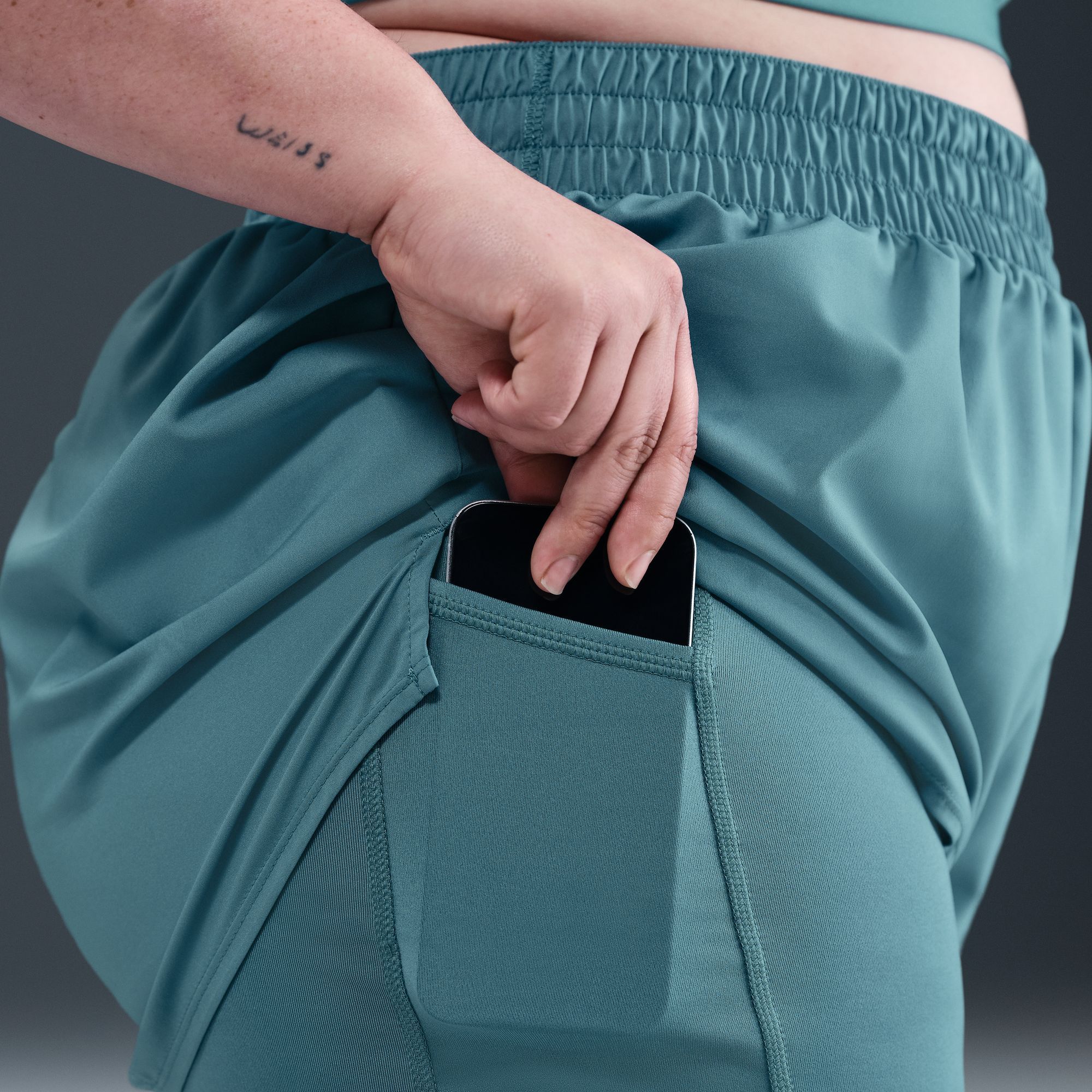Nike Women's One Dri-FIT High-Waisted 3" 2-in-1 Shorts product image