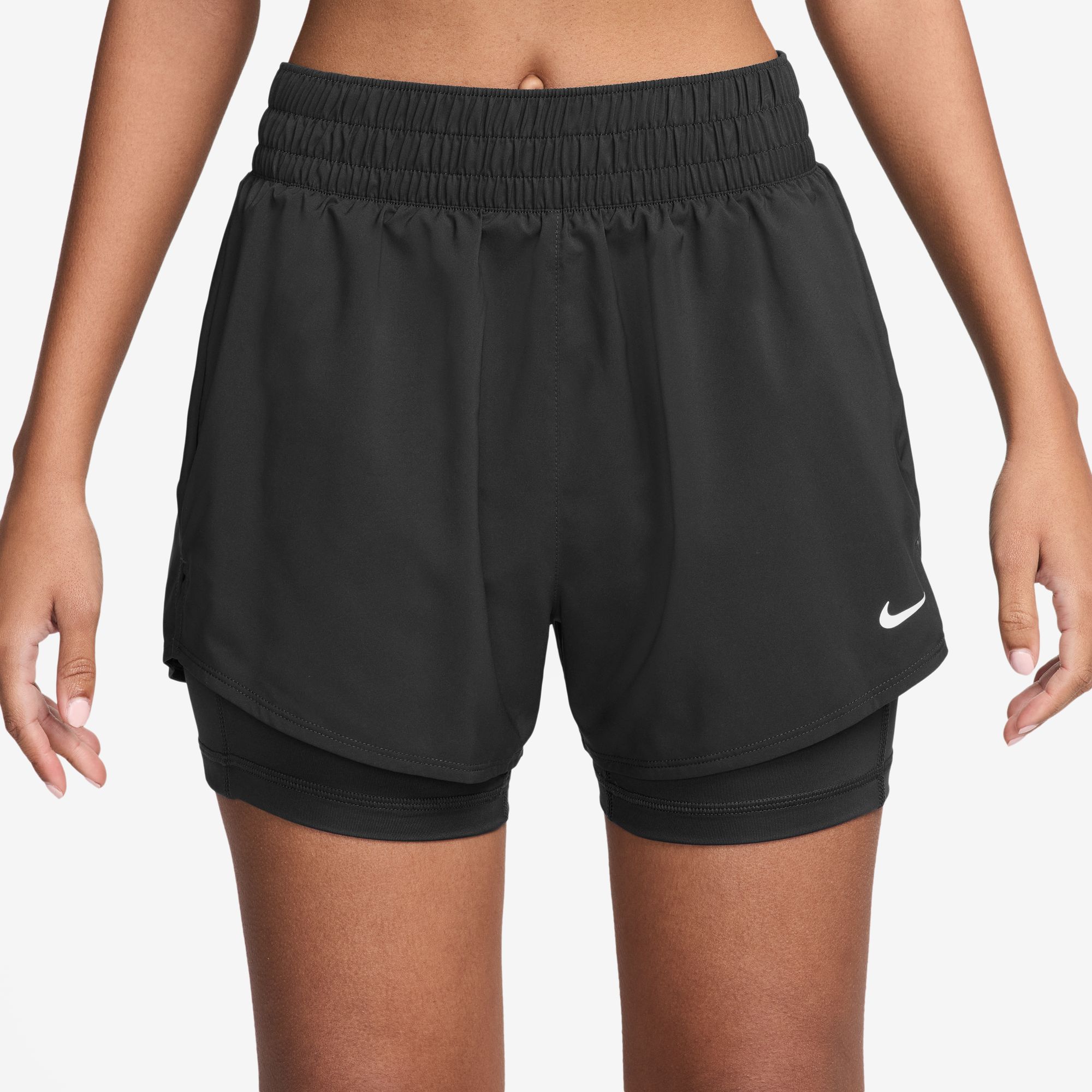 Nike Women's One Dri-FIT High-Waisted 3" 2-in-1 Shorts product image
