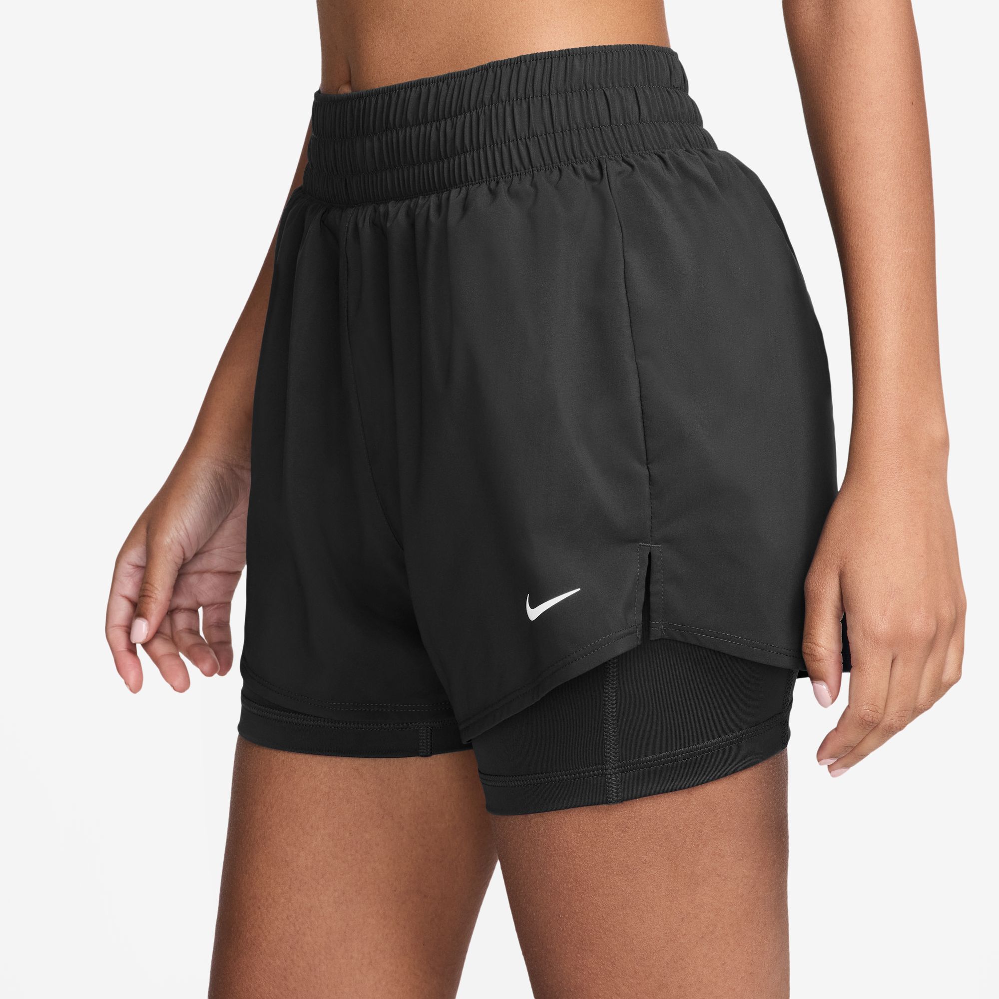 Nike Women's One Dri-FIT High-Waisted 3" 2-in-1 Shorts product image