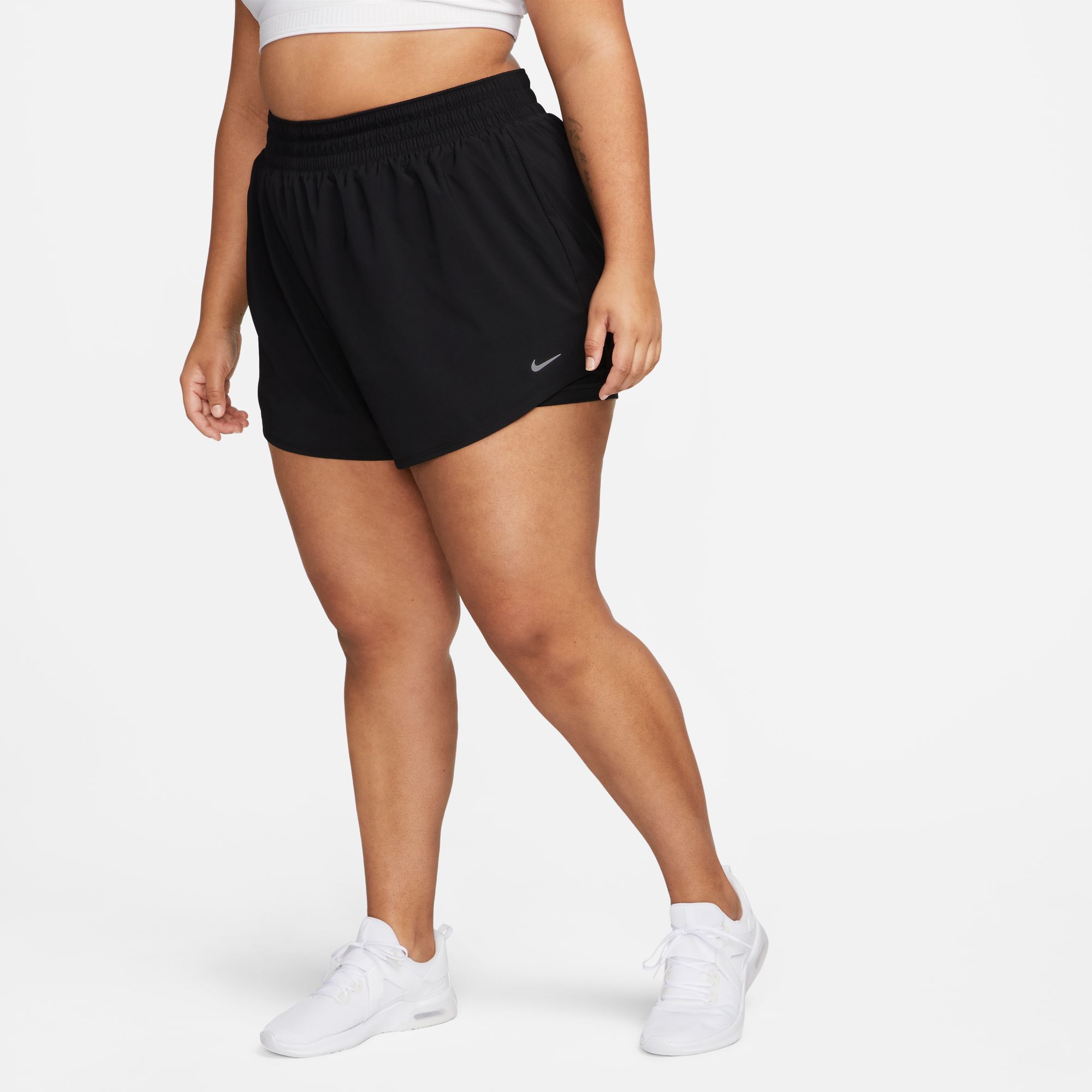 Nike Women's One Dri-FIT High-Waisted 3" 2-in-1 Shorts product image