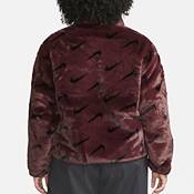 Nike Women's Sportswear Faux Fur Allover Print Jacket product image