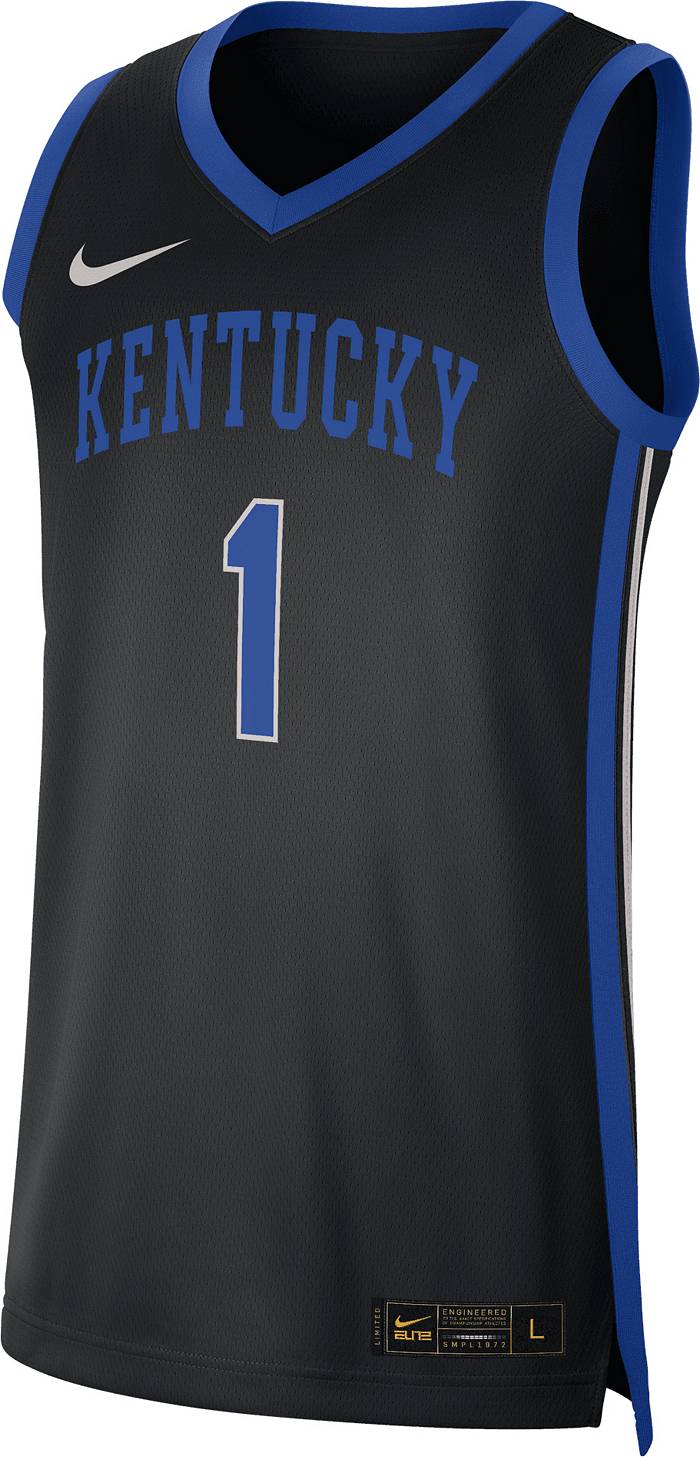Men's ProSphere #1 Black Kentucky Wildcats Basketball Jersey Size: Small