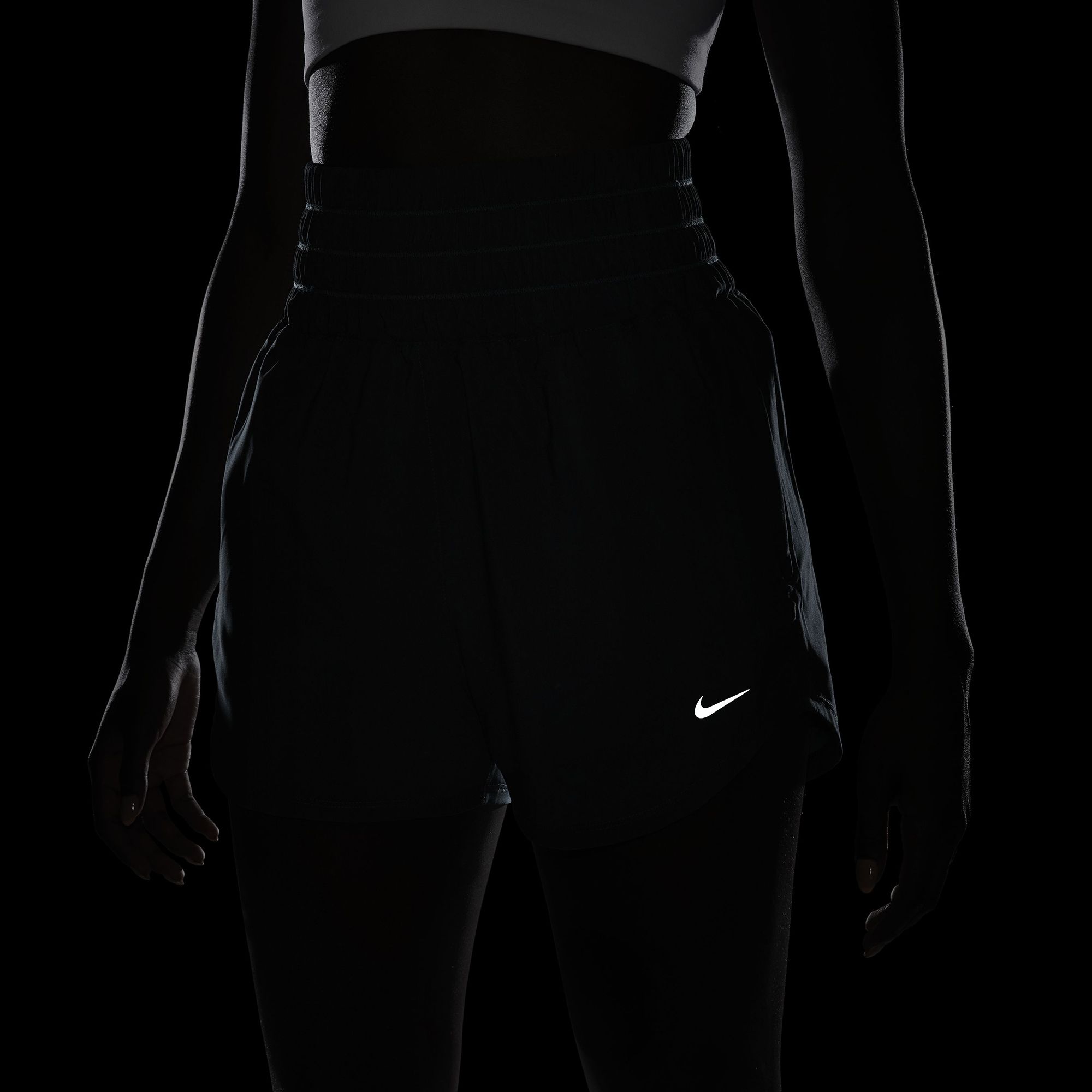 Nike Women's One Dri-FIT Ultra High-Waisted 3" Brief-Lined Shorts product image