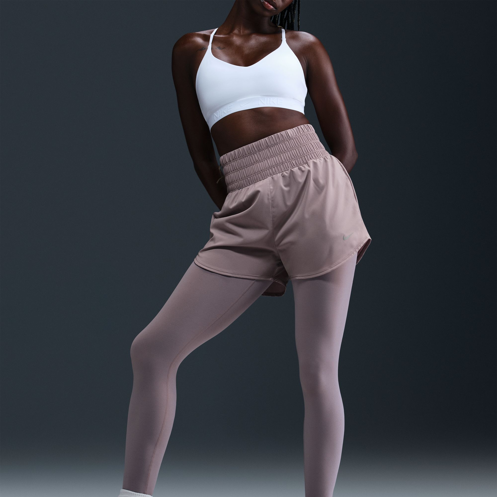 Nike Women's One Dri-FIT Ultra High-Waisted 3" Brief-Lined Shorts product image