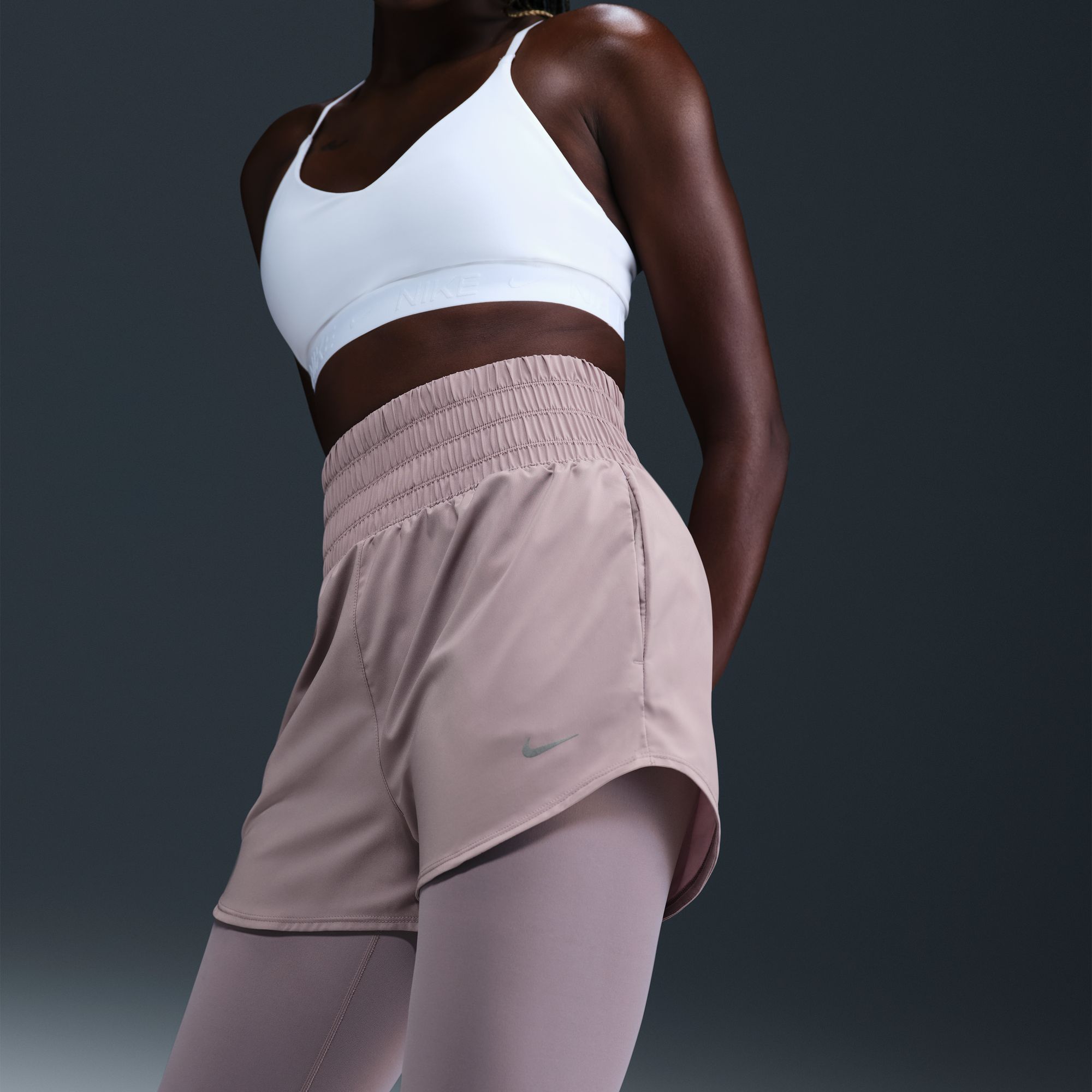 Nike Women's One Dri-FIT Ultra High-Waisted 3" Brief-Lined Shorts product image