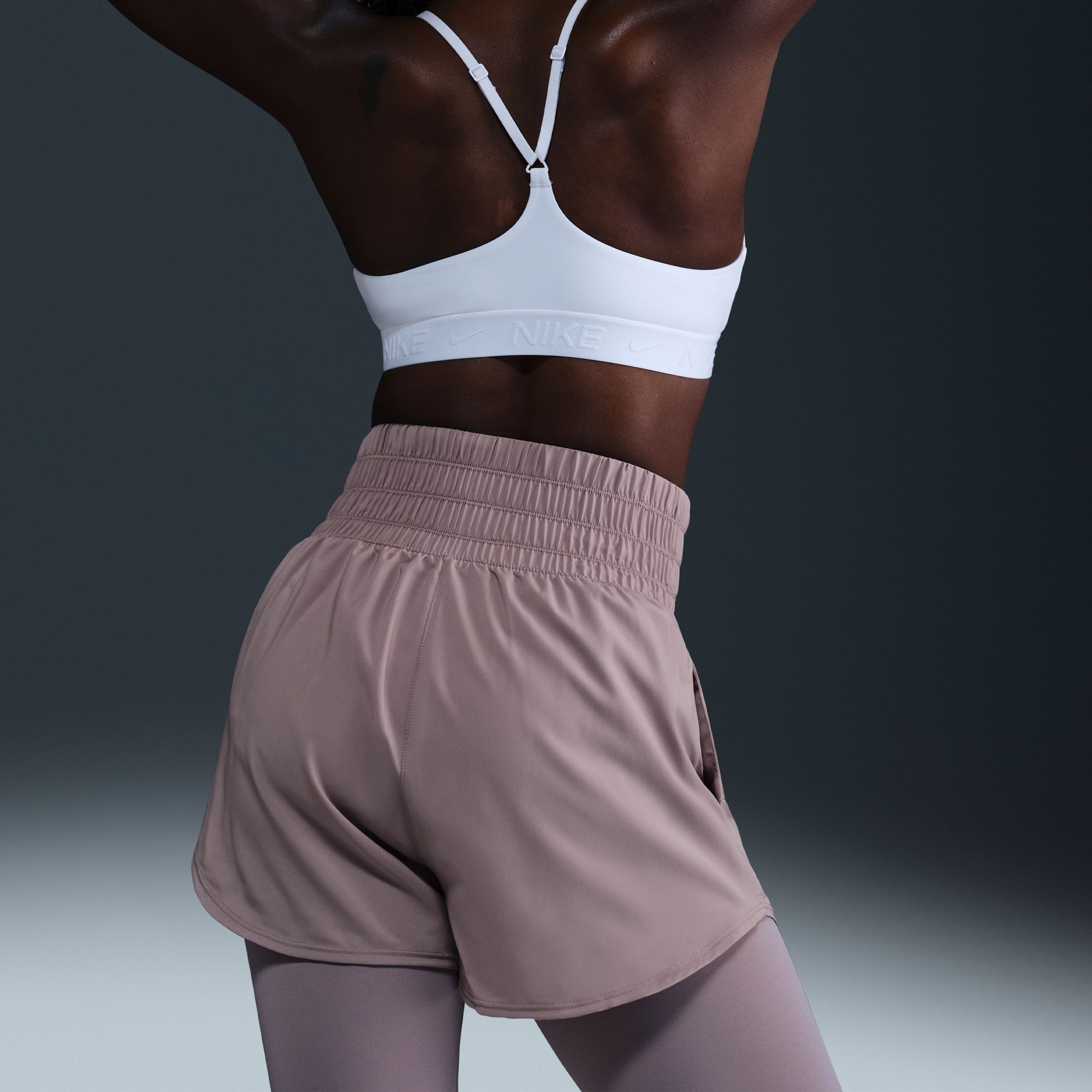 Nike Women's One Dri-FIT Ultra High-Waisted 3" Brief-Lined Shorts product image