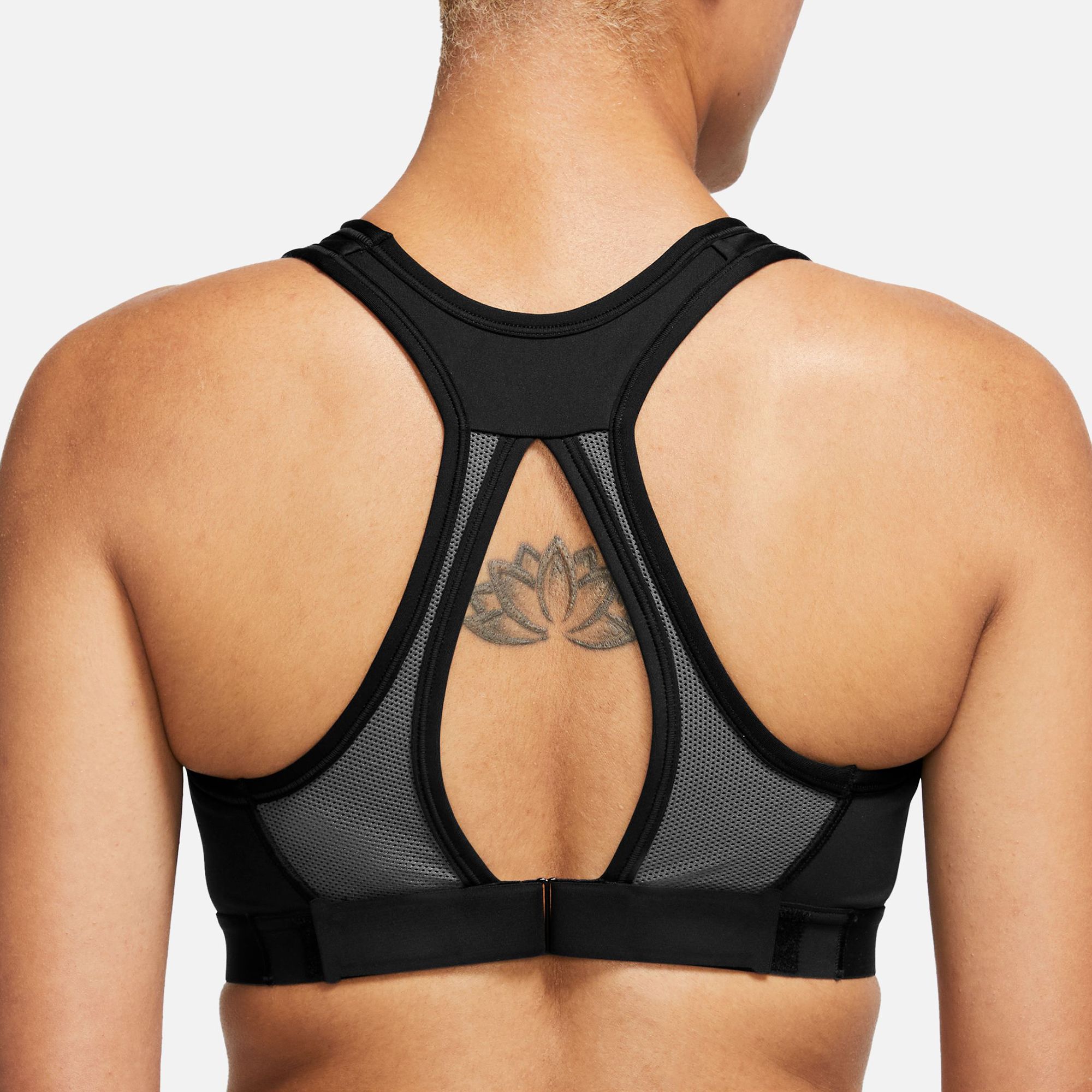 Nike Swoosh Women's High-Support Non-Padded Adjustable Sports Bra Size S  (A-C)