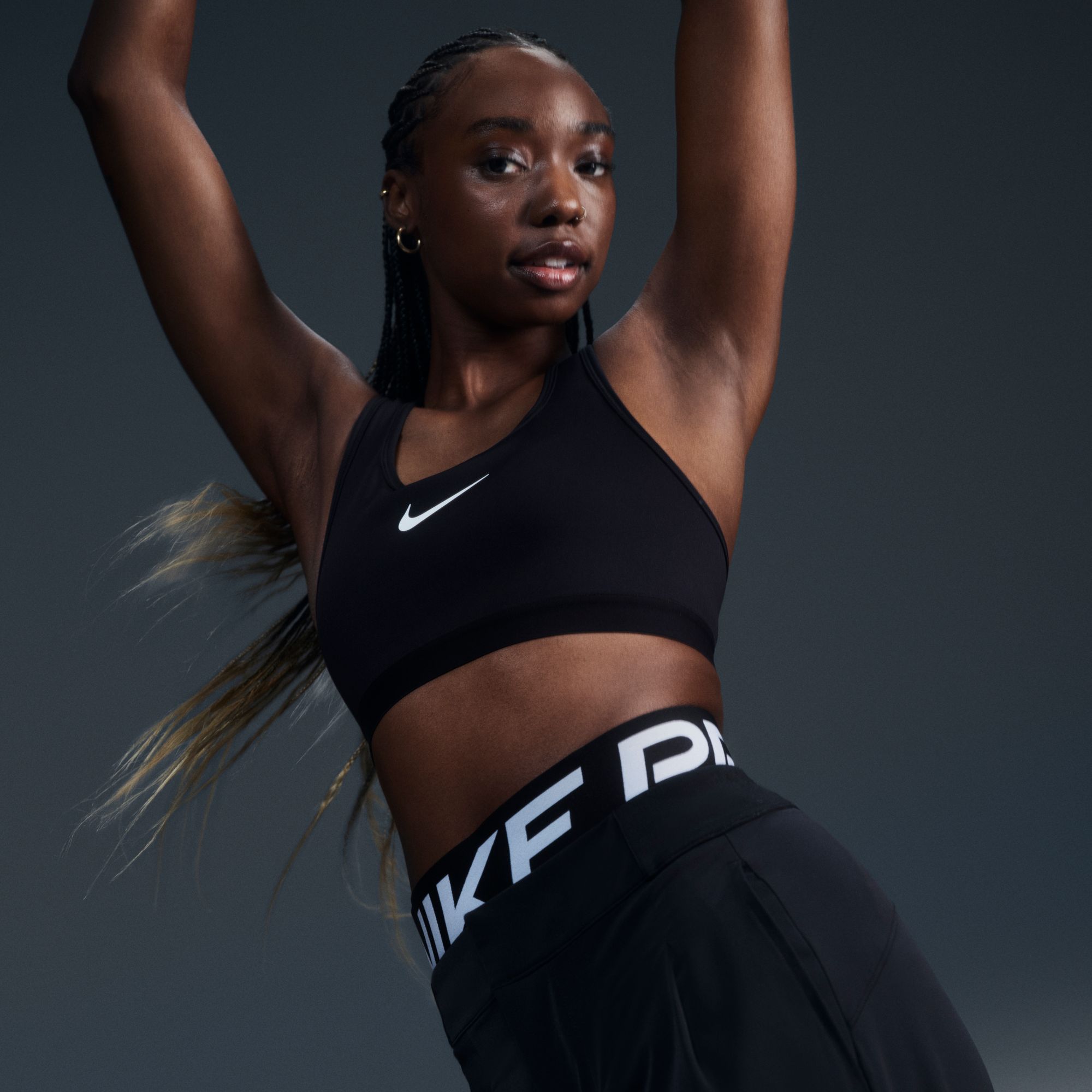 Nike Women's Swoosh High Support Non-Padded Adjustable Sports Bra product image