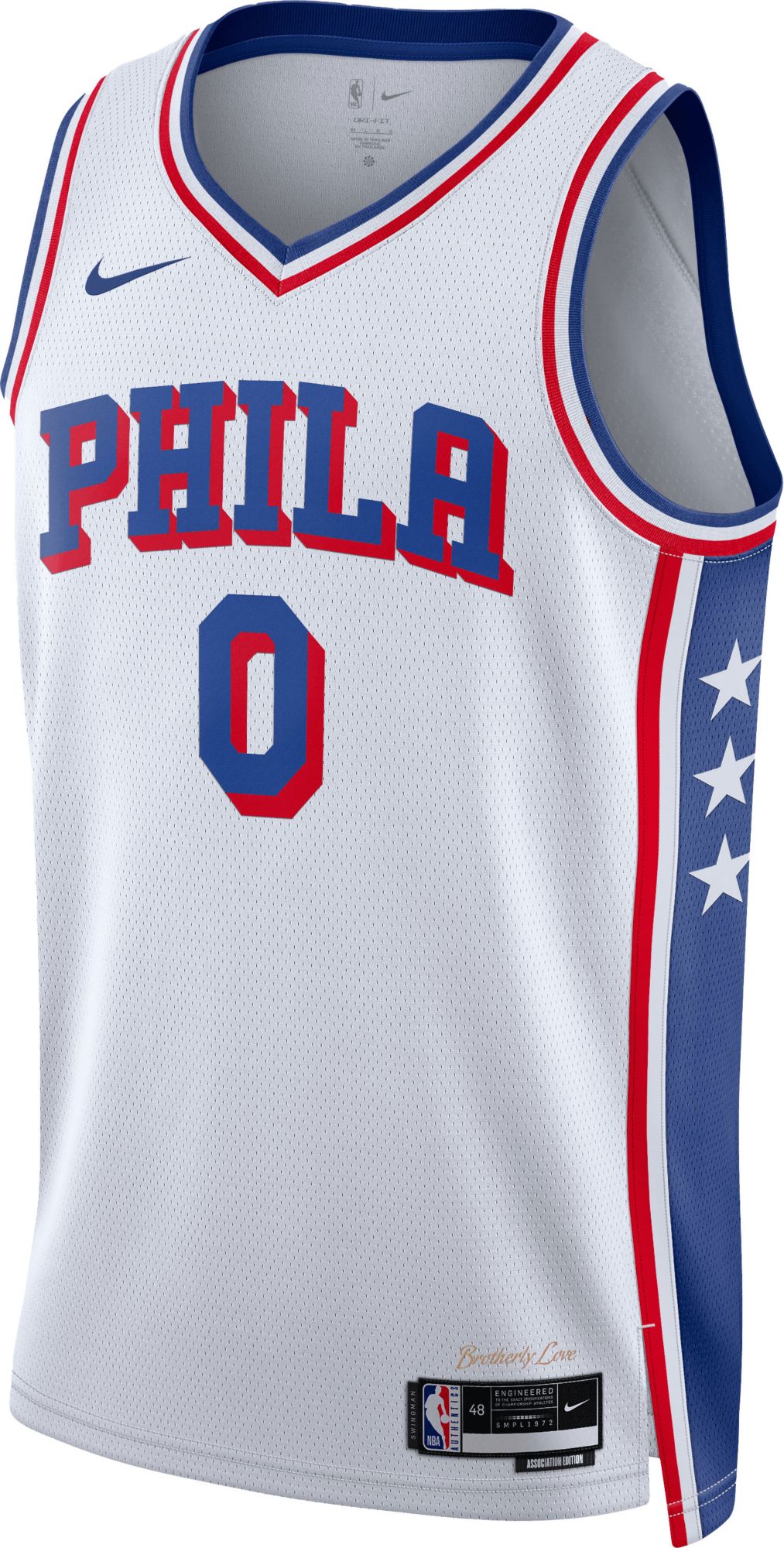 Nike Adult Philadelphia 76ers  Tyrese Maxey #0   Association Jersey product image