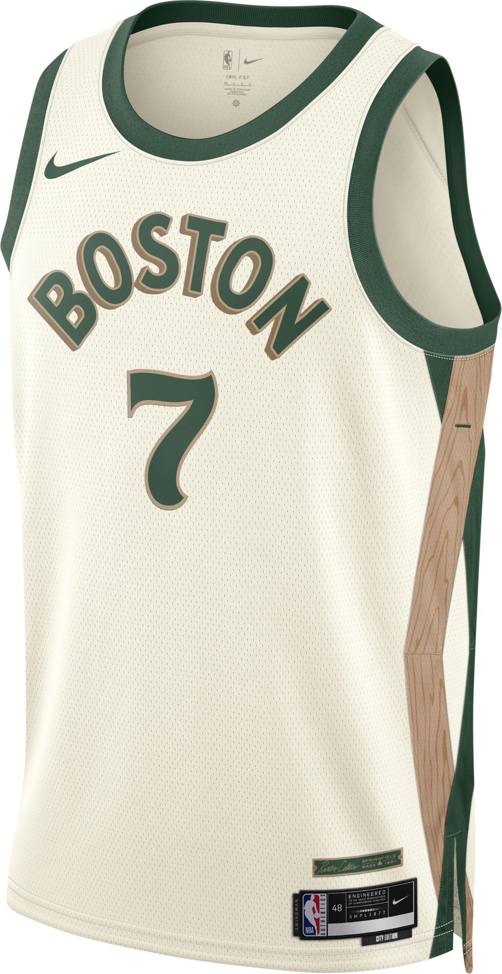 Nike Men's 2023-24 City Edition Boston Celtics Jaylen Brown #7 Swingman Jersey