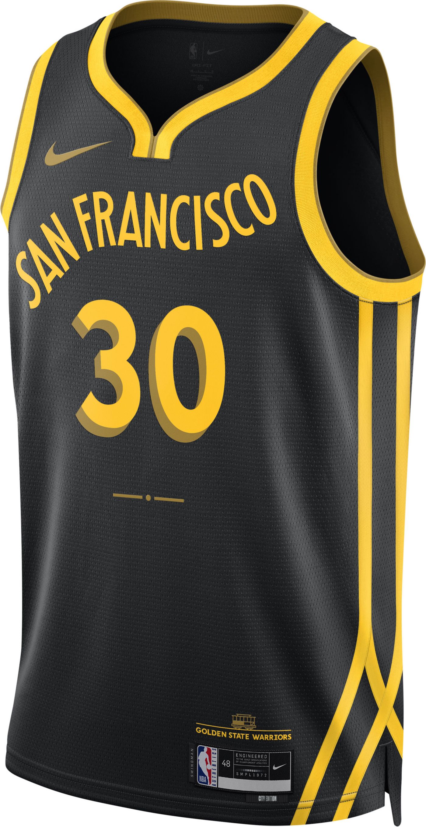 Nike Steph Curry Warriors City online Edition Swingman Jersey (NEW)