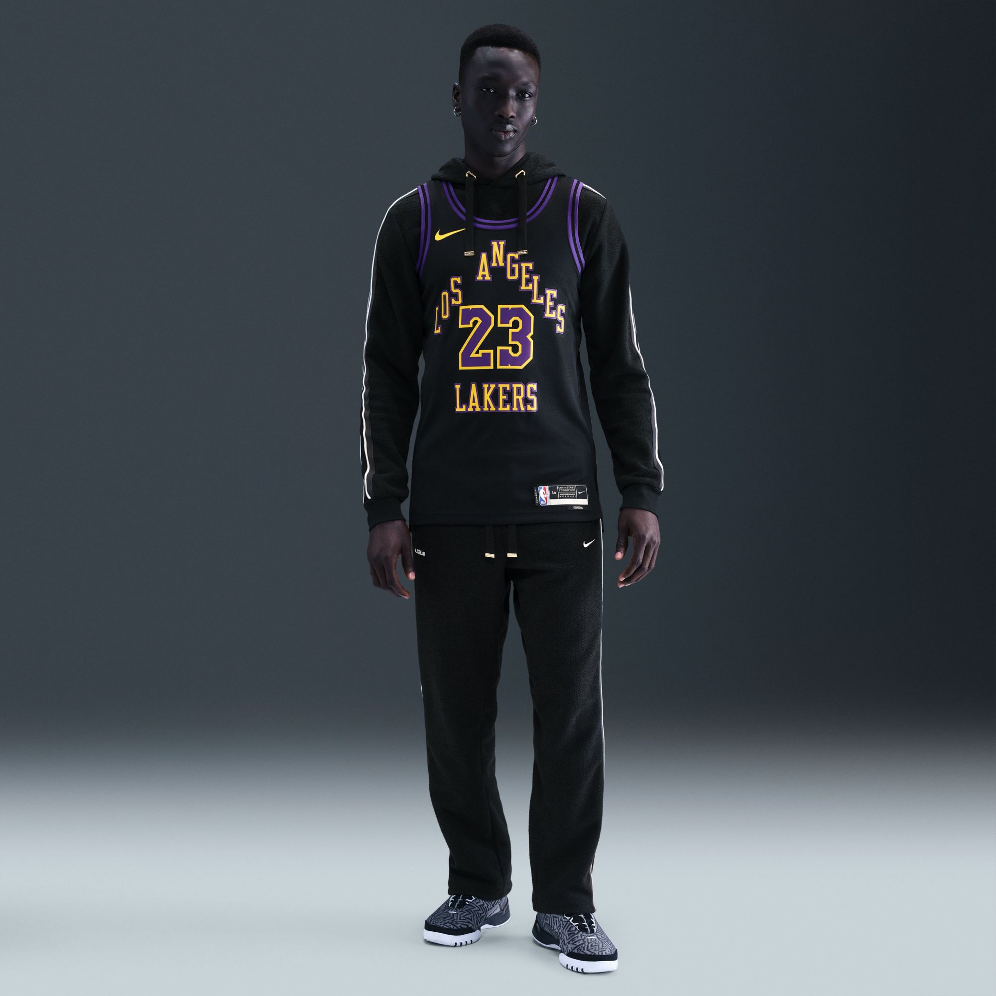 Nike Adult 2025-26 City Edition Los Angeles Lakers LeBron James #23 Swingman Jersey product image